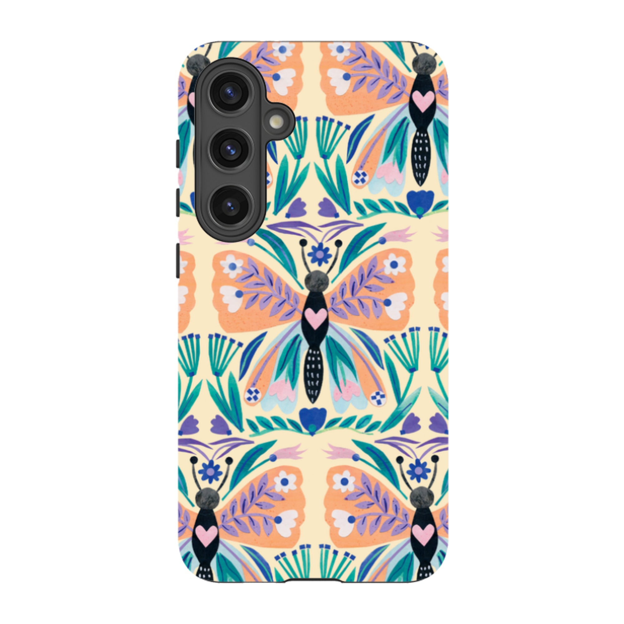 Samsung Tough Case - All Over Butterfly By Tracey English