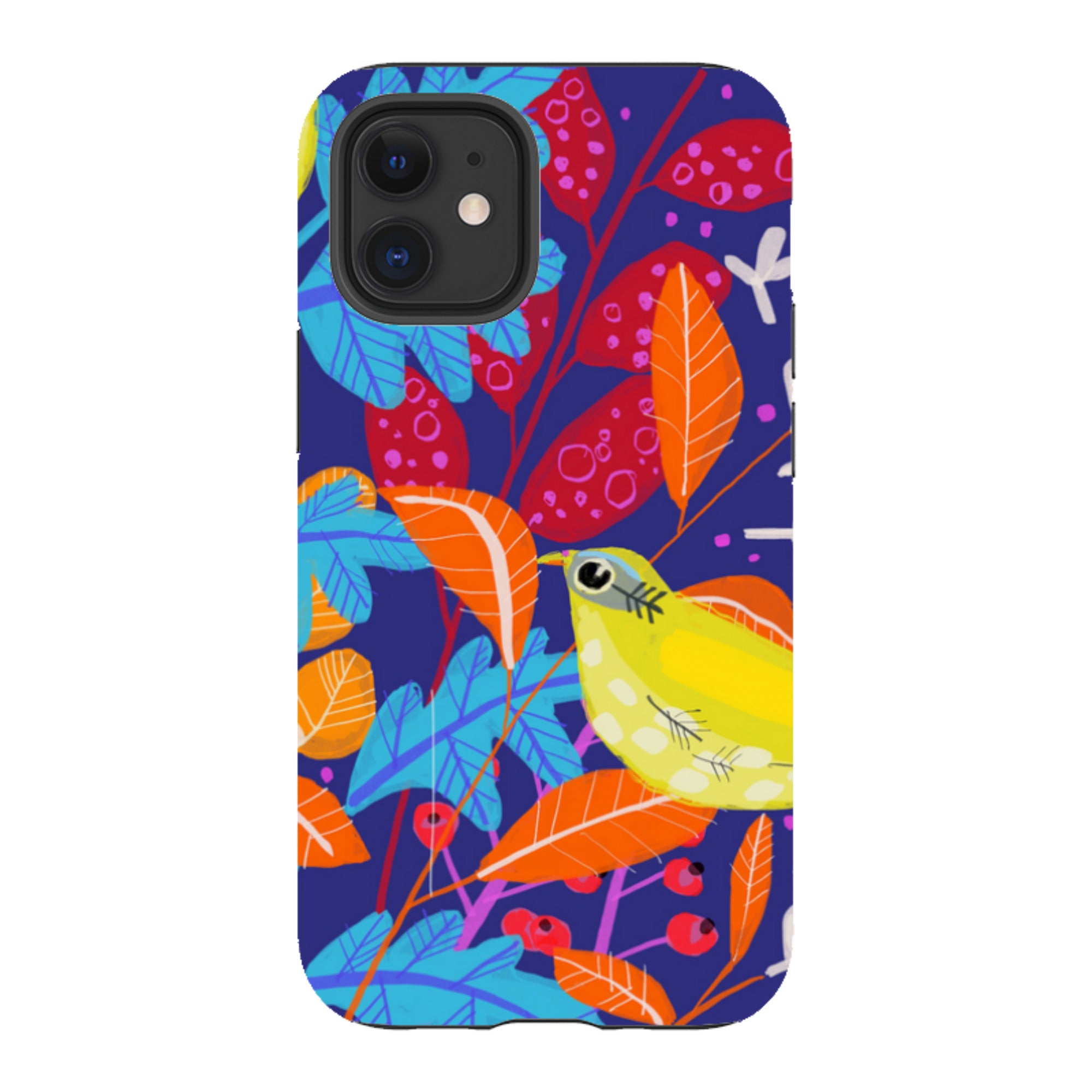 iPhone Tough Case - Yellow Bird By Claire West