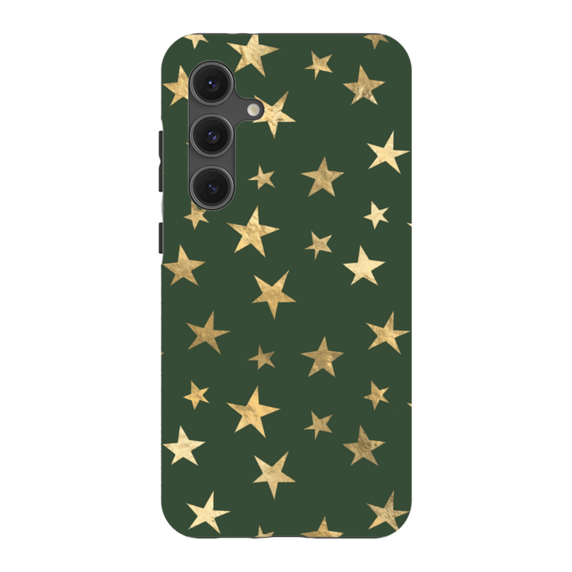 Samsung Tough Case - Green and Gold Stars