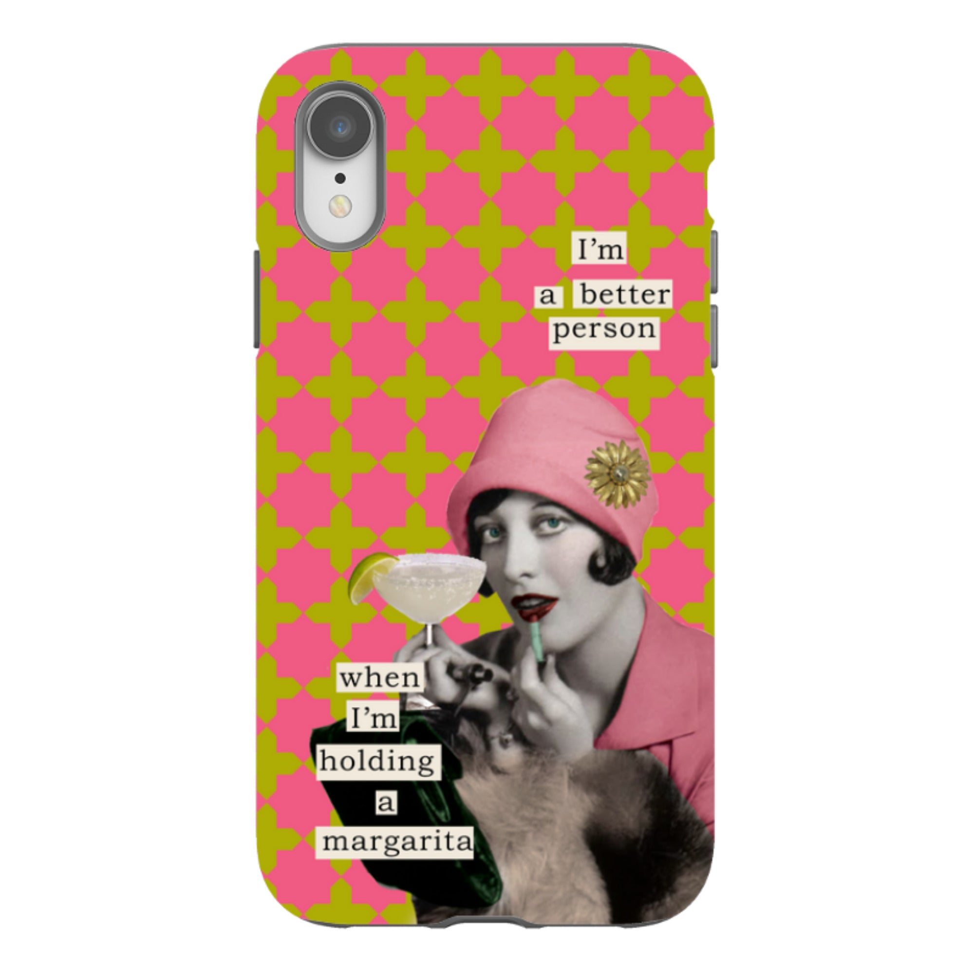 iPhone Tough Case - I'm A Better Person By Clare Jordan