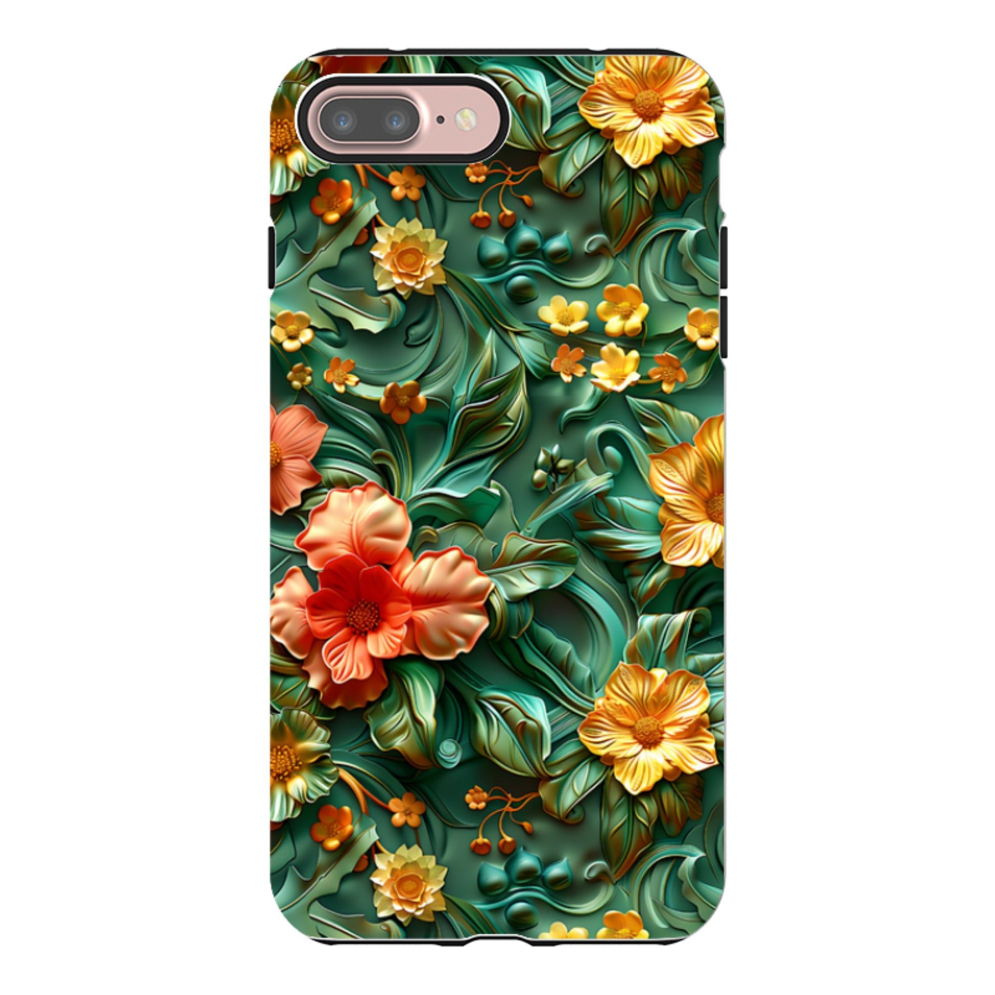 iPhone Tough Case -Jade Floral
