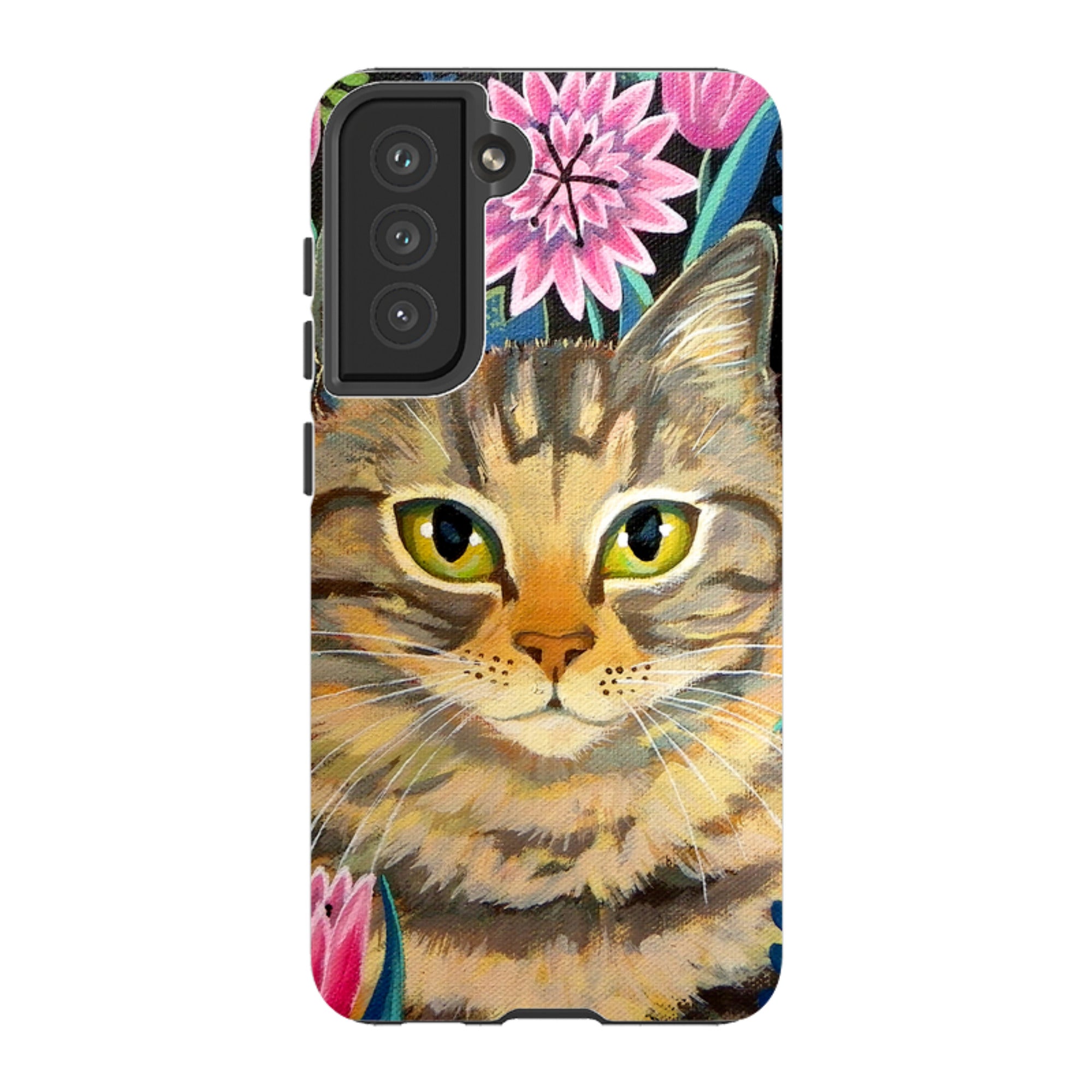 Samsung Tough Case - Tabby Cat By Mary Stubberfield
