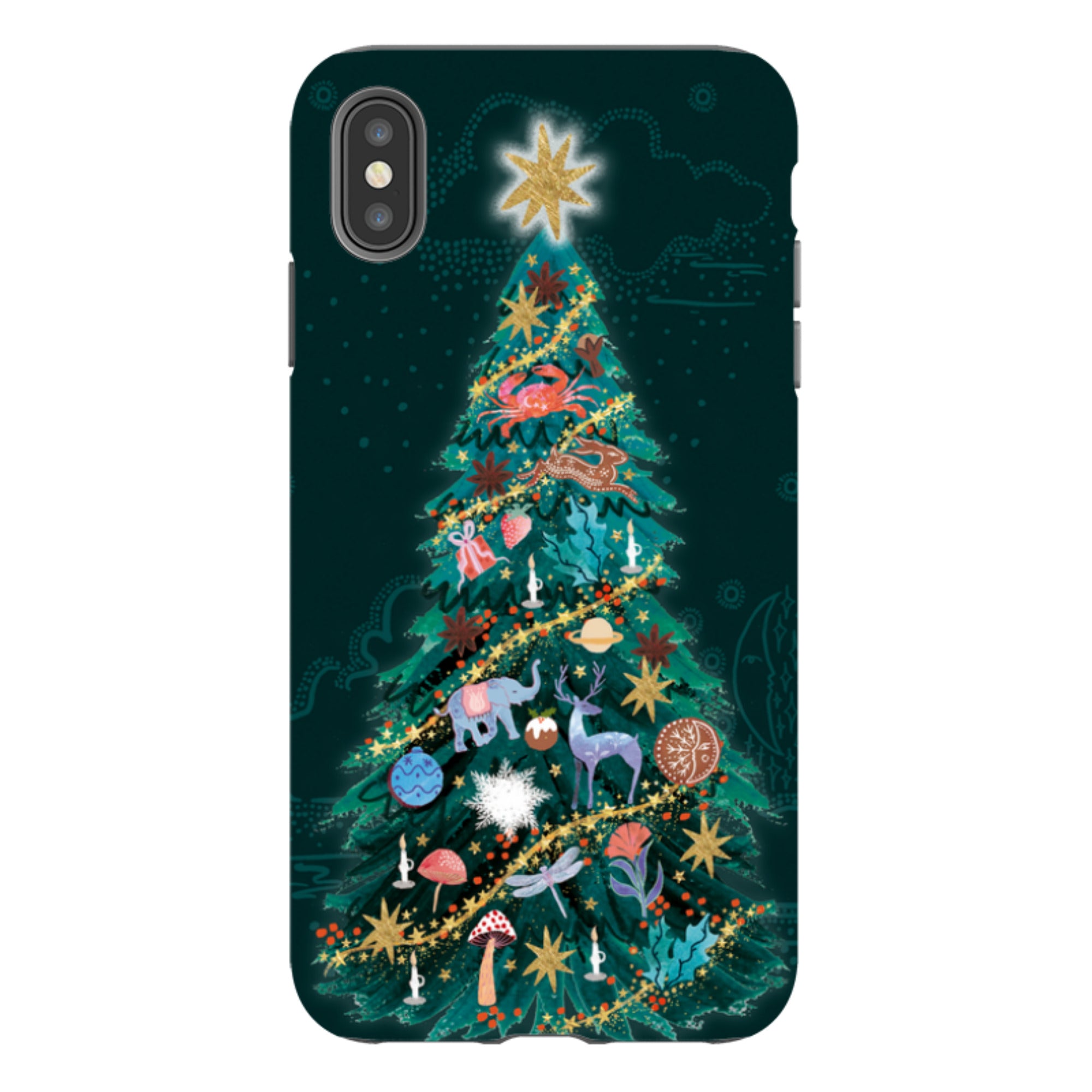 iPhone Tough Case - Kitsch Tree By Emma Frances Grant