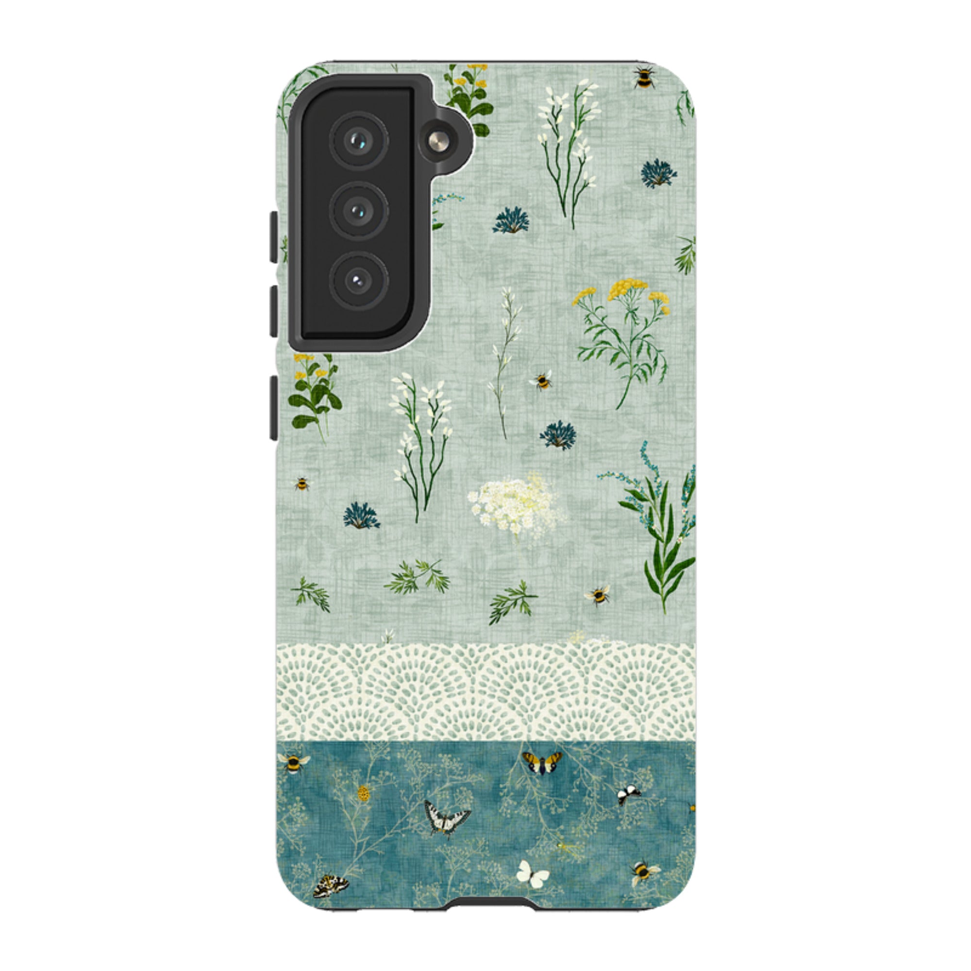 Samsung Tough  Case - Song Bird Florals and Bees 2 By Katherine Quinn