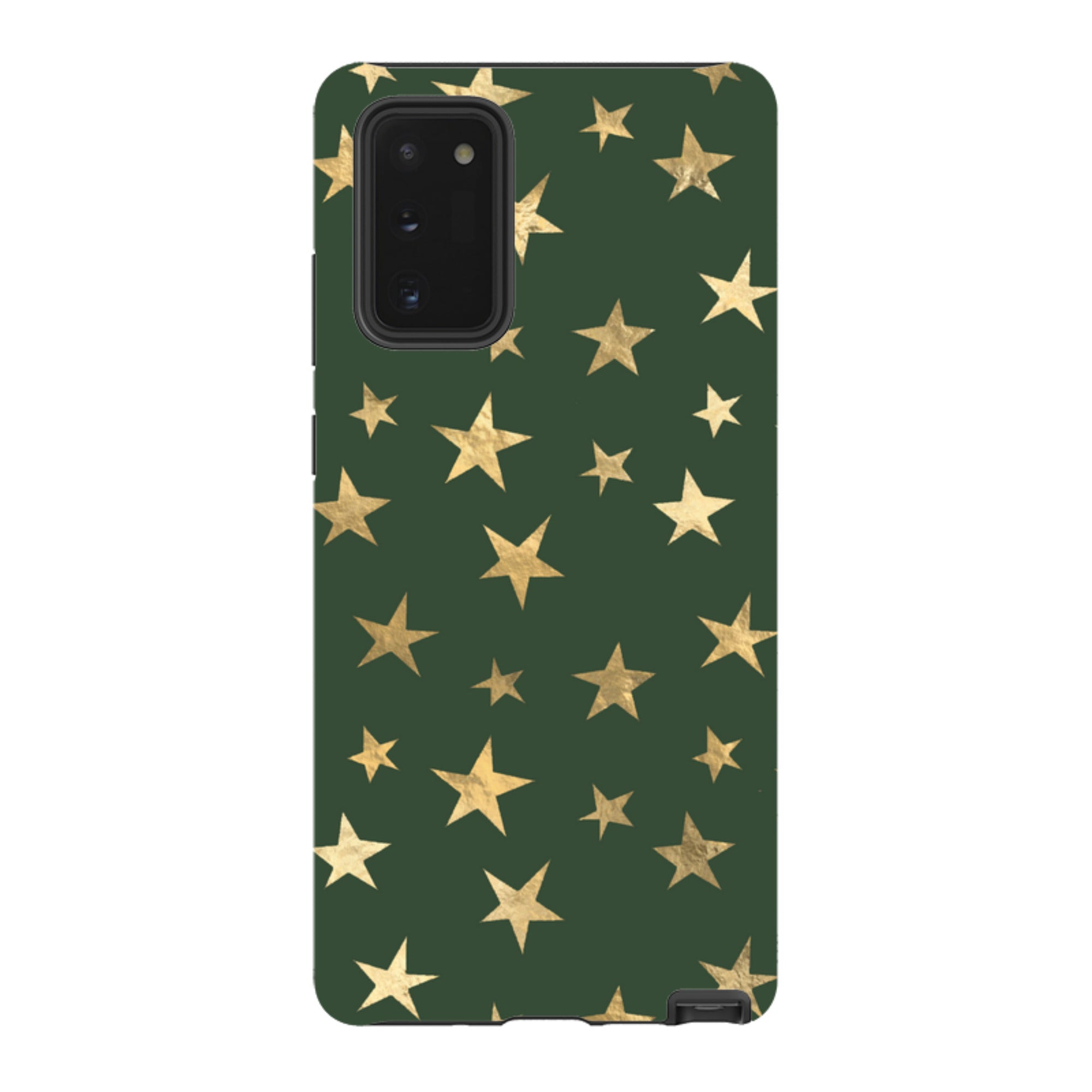 Samsung Tough Case - Green and Gold Stars