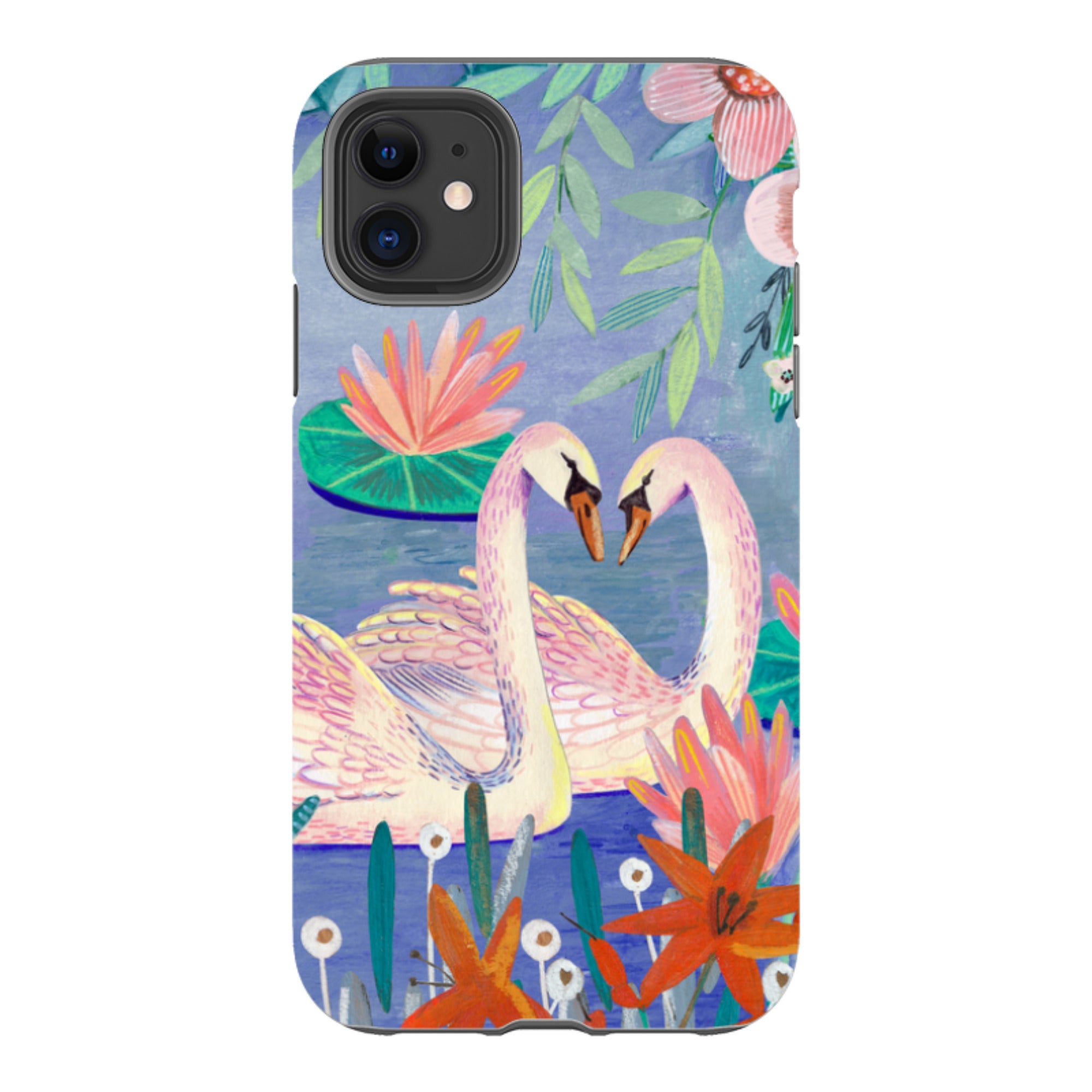 iPhone Tough Case - Swans By Caroline Bonne Muller