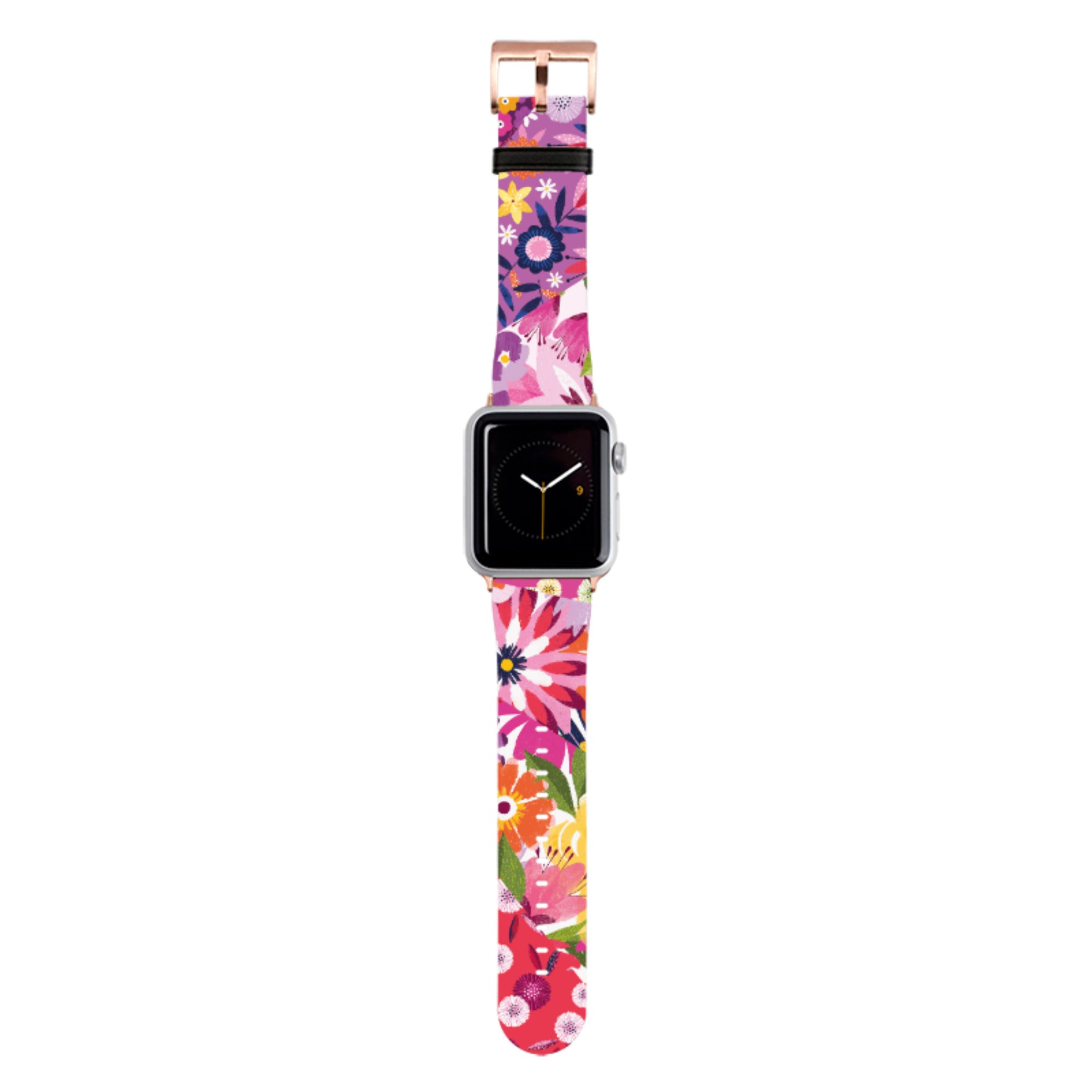 Floral Sunshine Apple Watch Strap By Ali Brookes