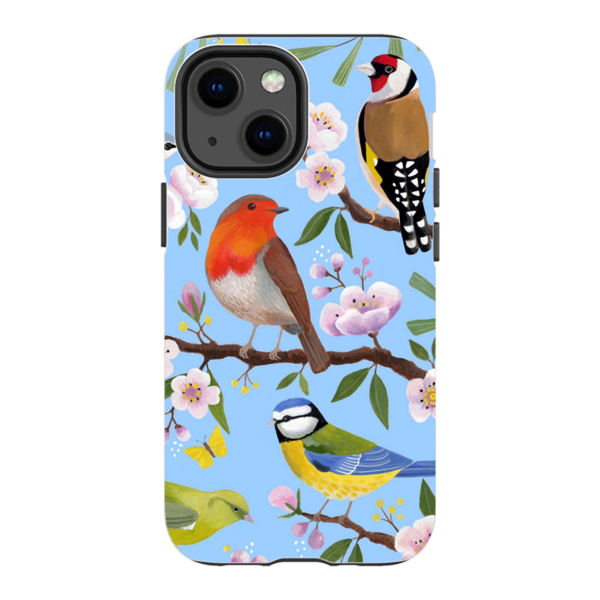 iPhone Tough Case - Garden Birds By Bex Parkin