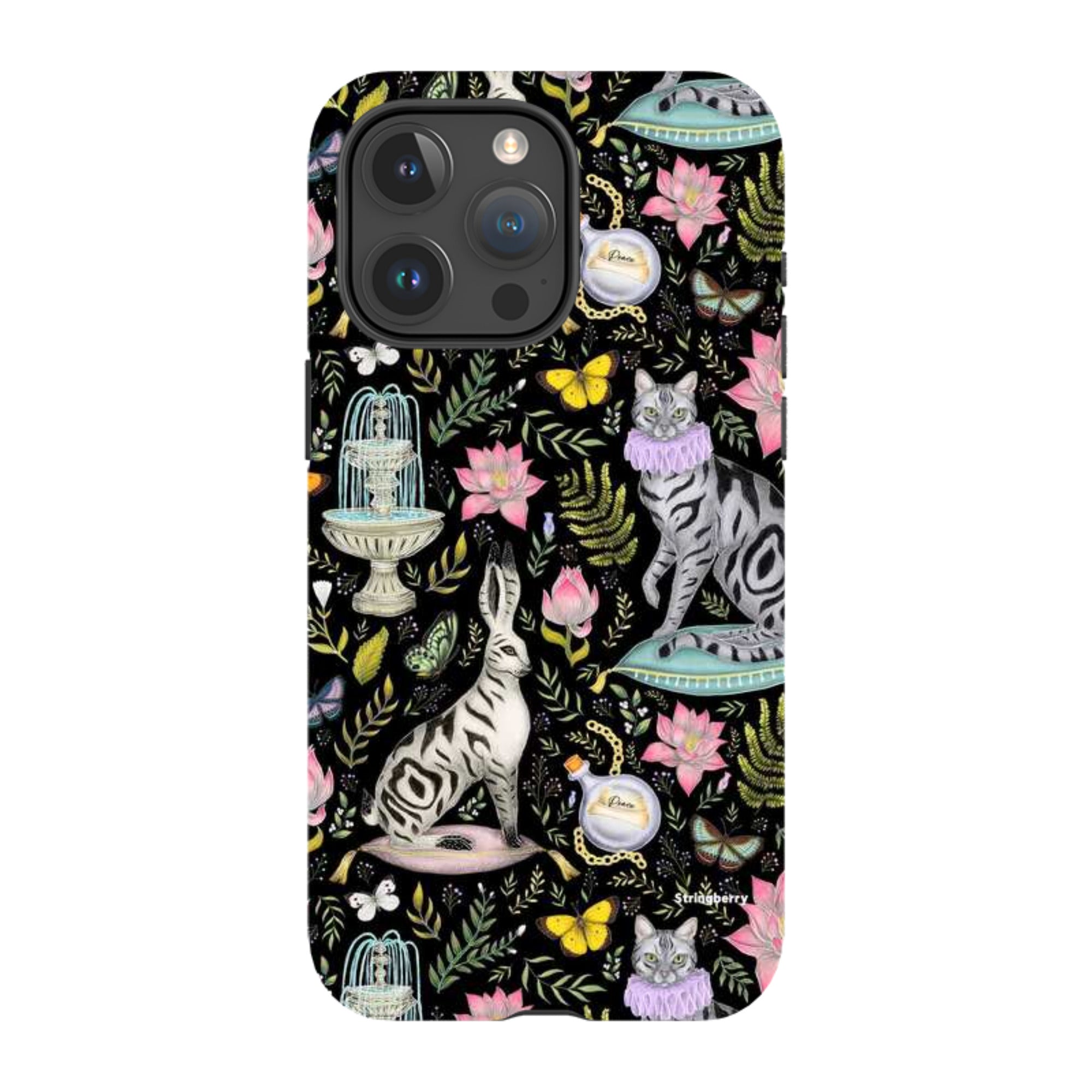 iPhone MagSafe Tough Case - Lotus Garden By Catherine Rowe