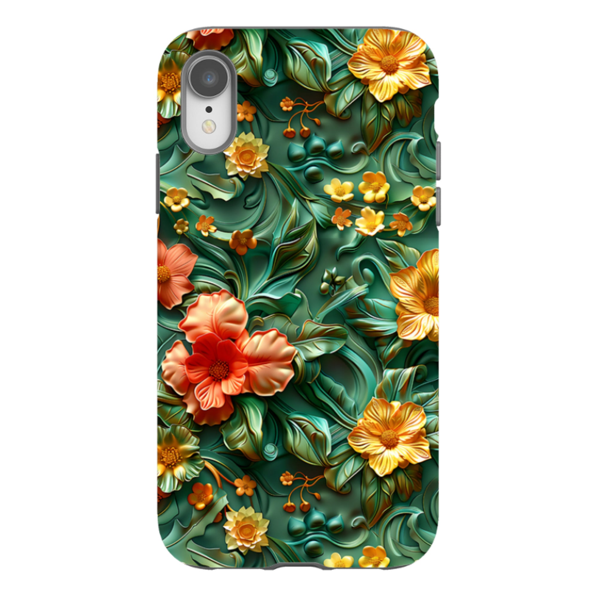 iPhone Tough Case -Jade Floral