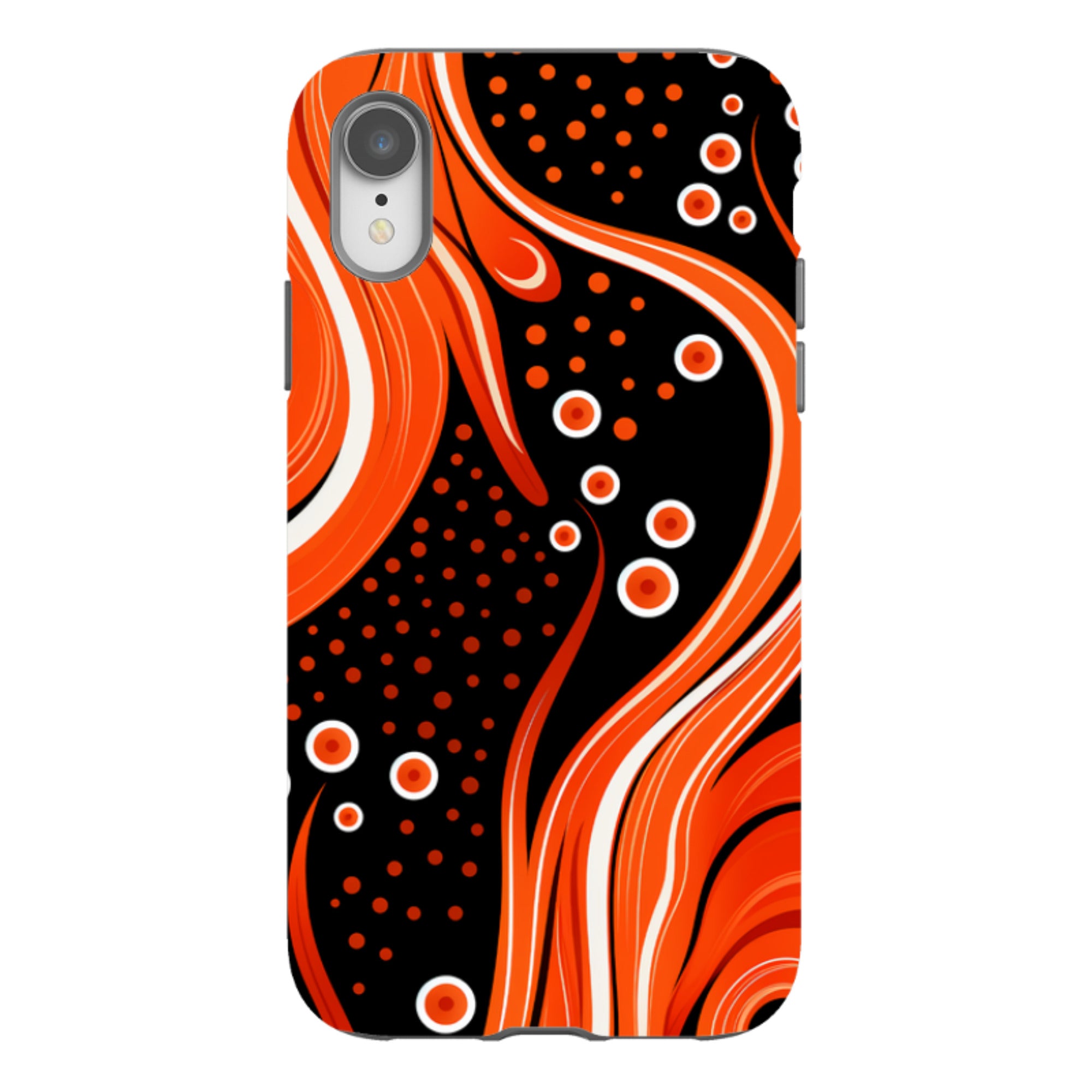 iPhone Tough Case -Red Wave Stars