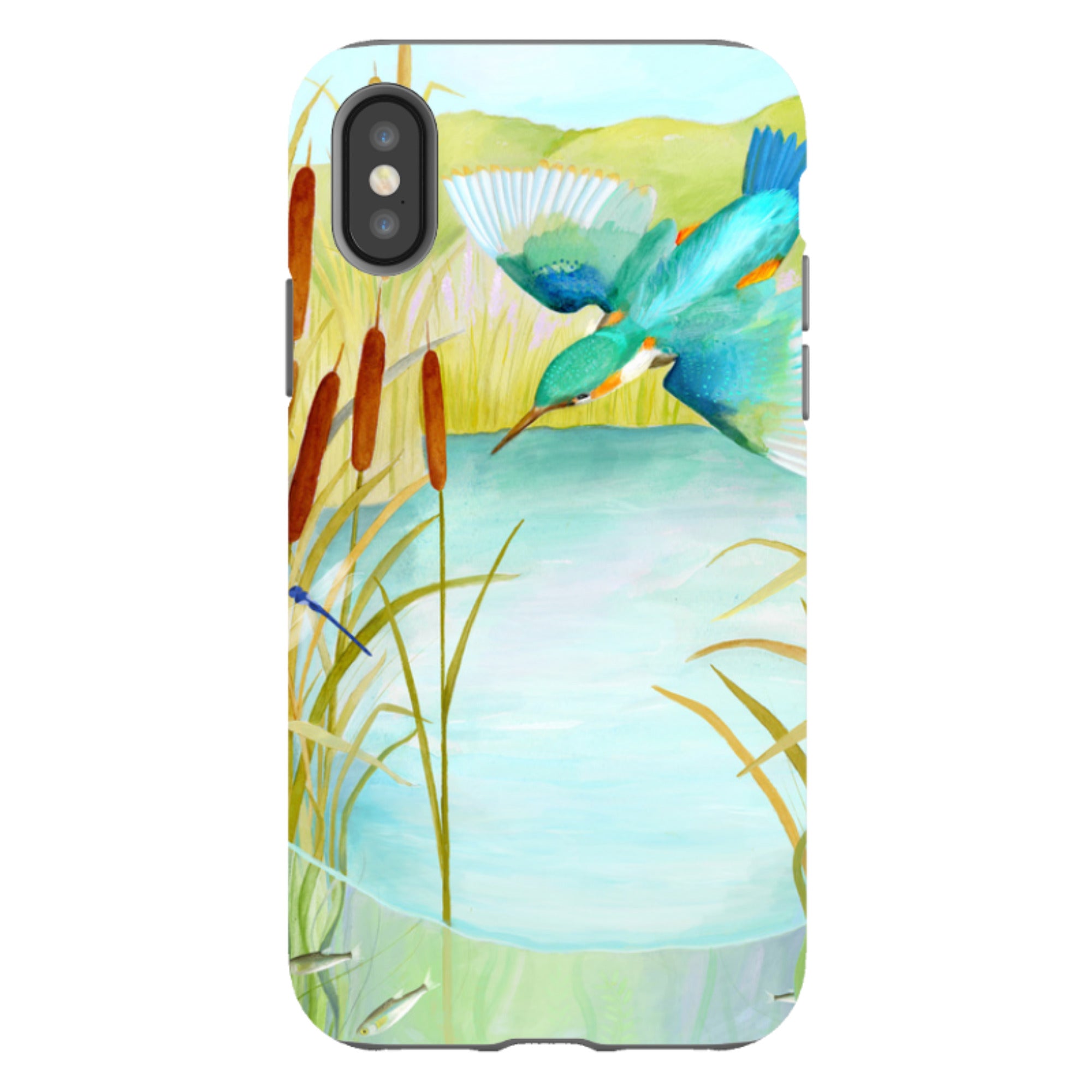 iPhone Tough Case - Kingfisher By Bex Parkin