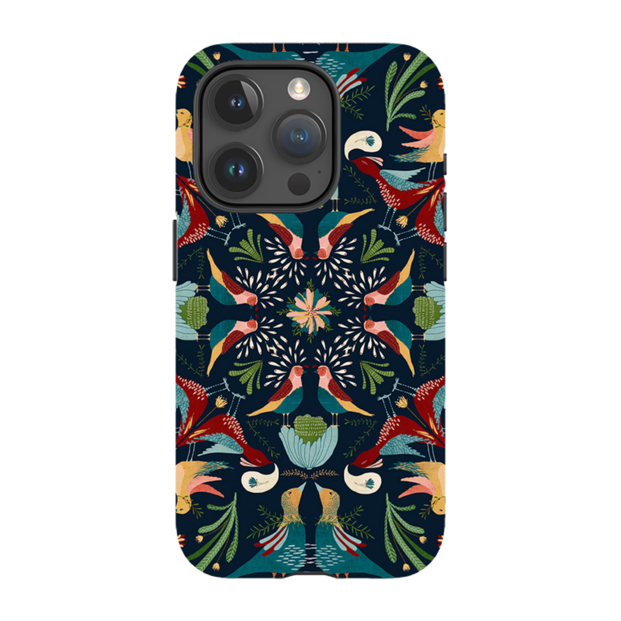 iPhone Tough Case - Navy Hanky By Katherine Quinn