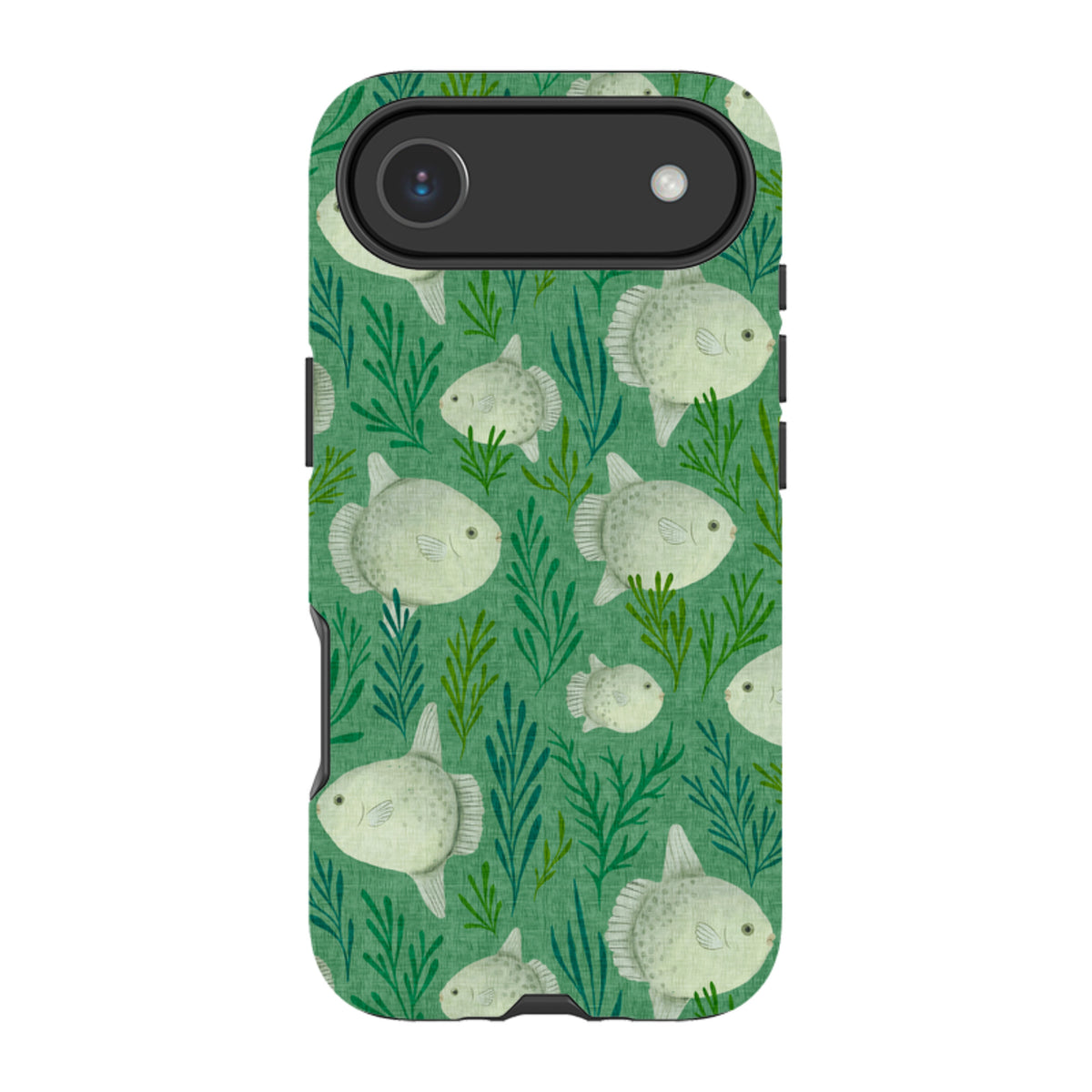 iPhone Tough Case - Sunfish green By Katherine Quinn
