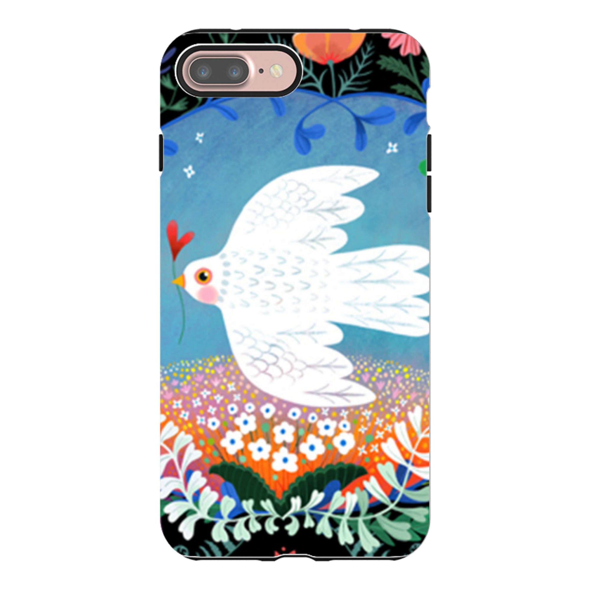 iPhone Tough Case - Peacebird By Mia Underwood