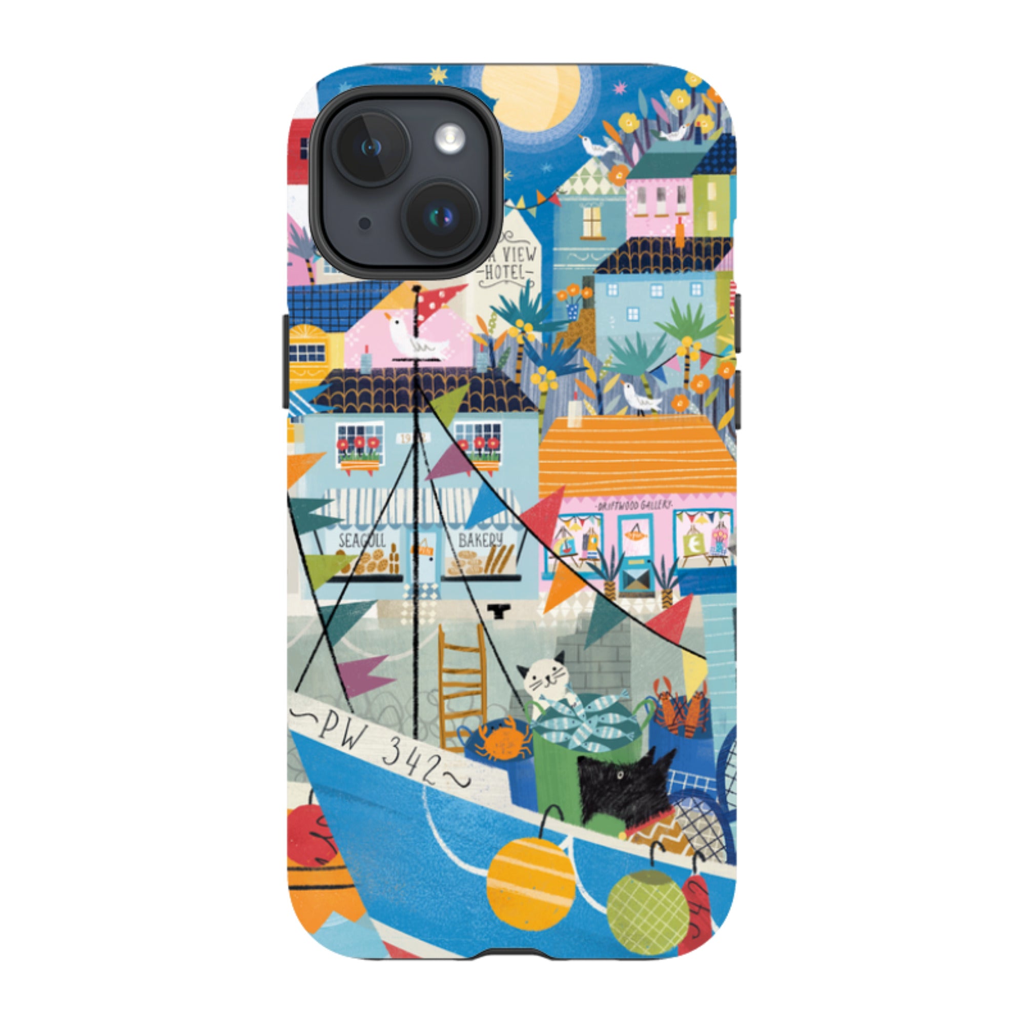 iPhone Case - Night Harbour 2 By Ali Brookes
