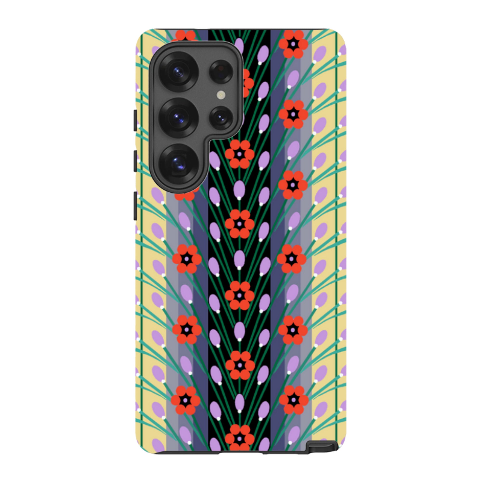 Samsung Tough  Case - Lavender Yellow By Cressida Bell