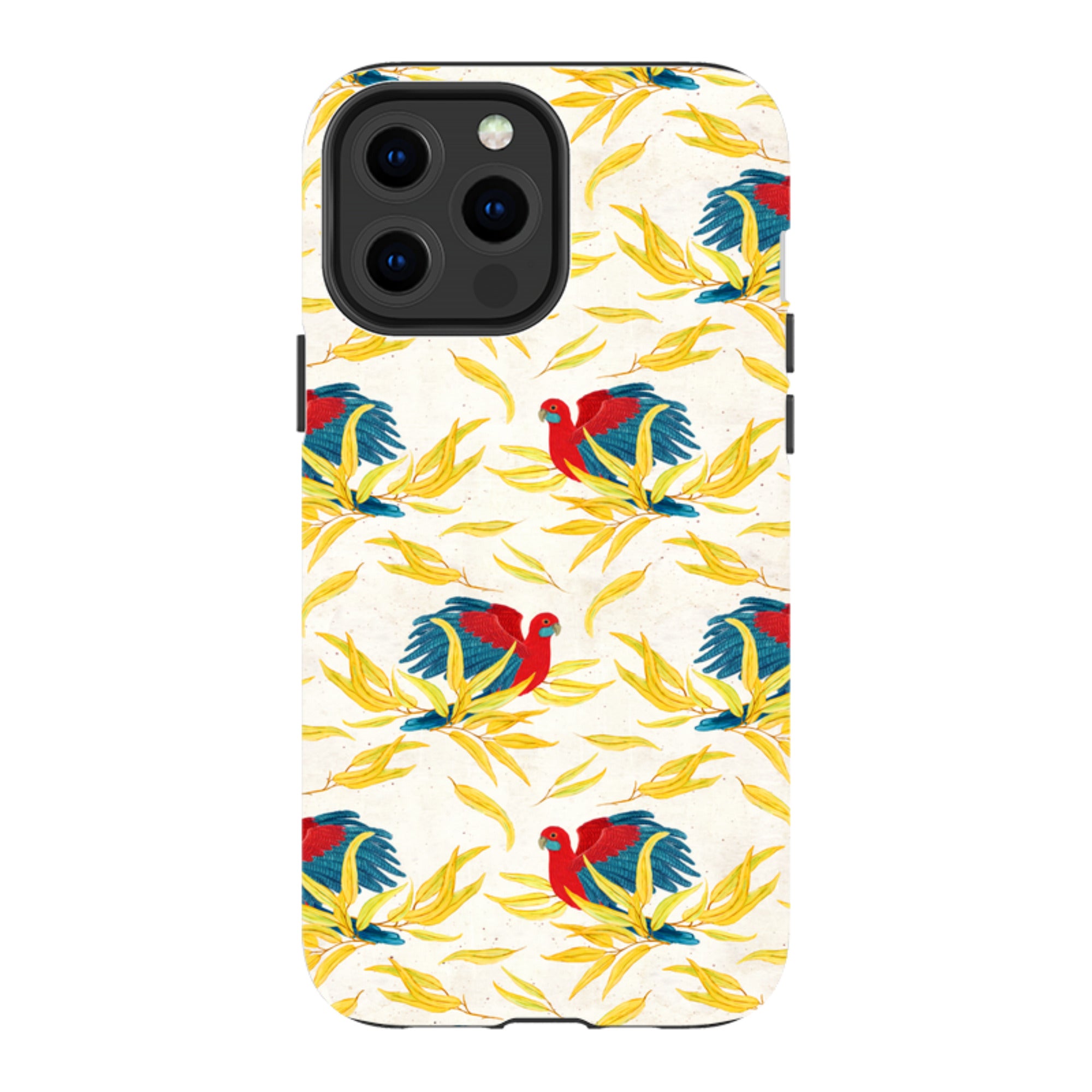 iPhone Tough Case - Crimson Rosella By Katherine Quinn