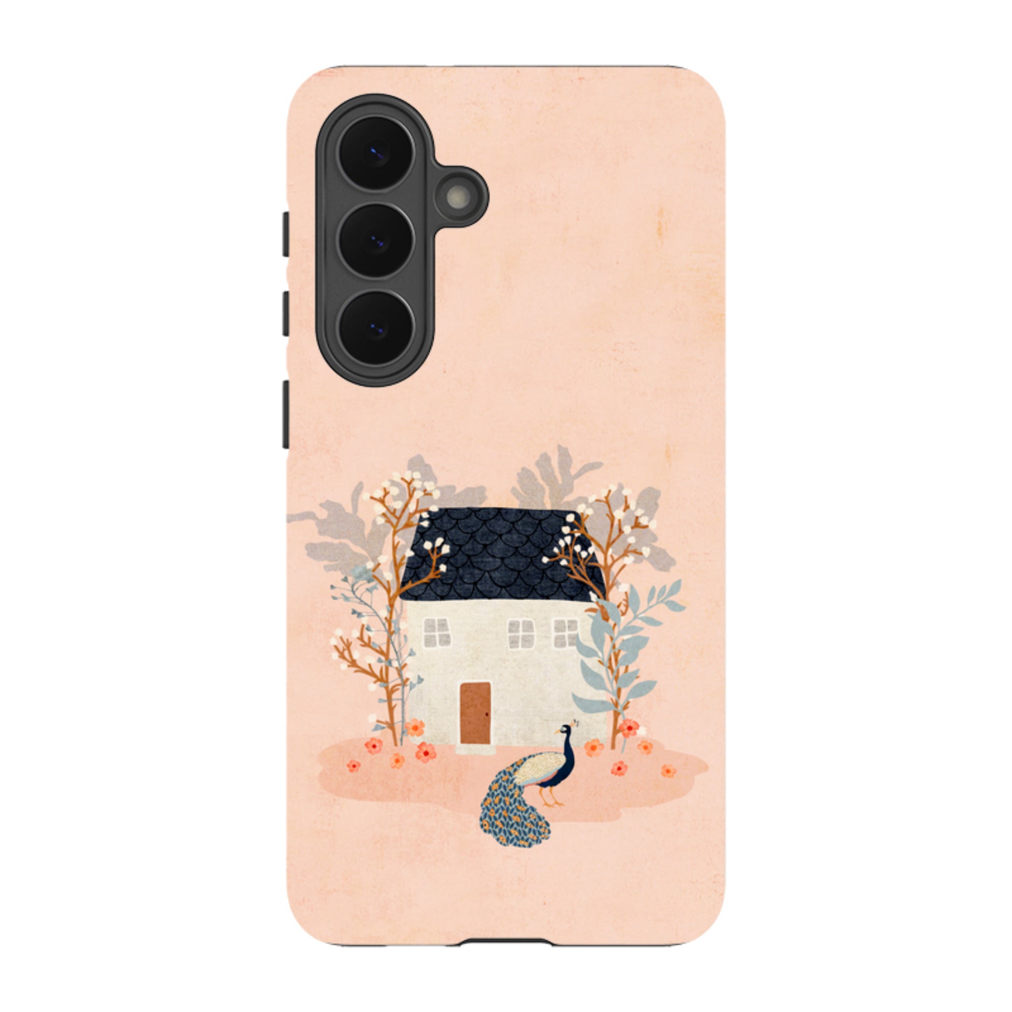 Samsung Tough Case - Home Pink By Katherine Quinn
