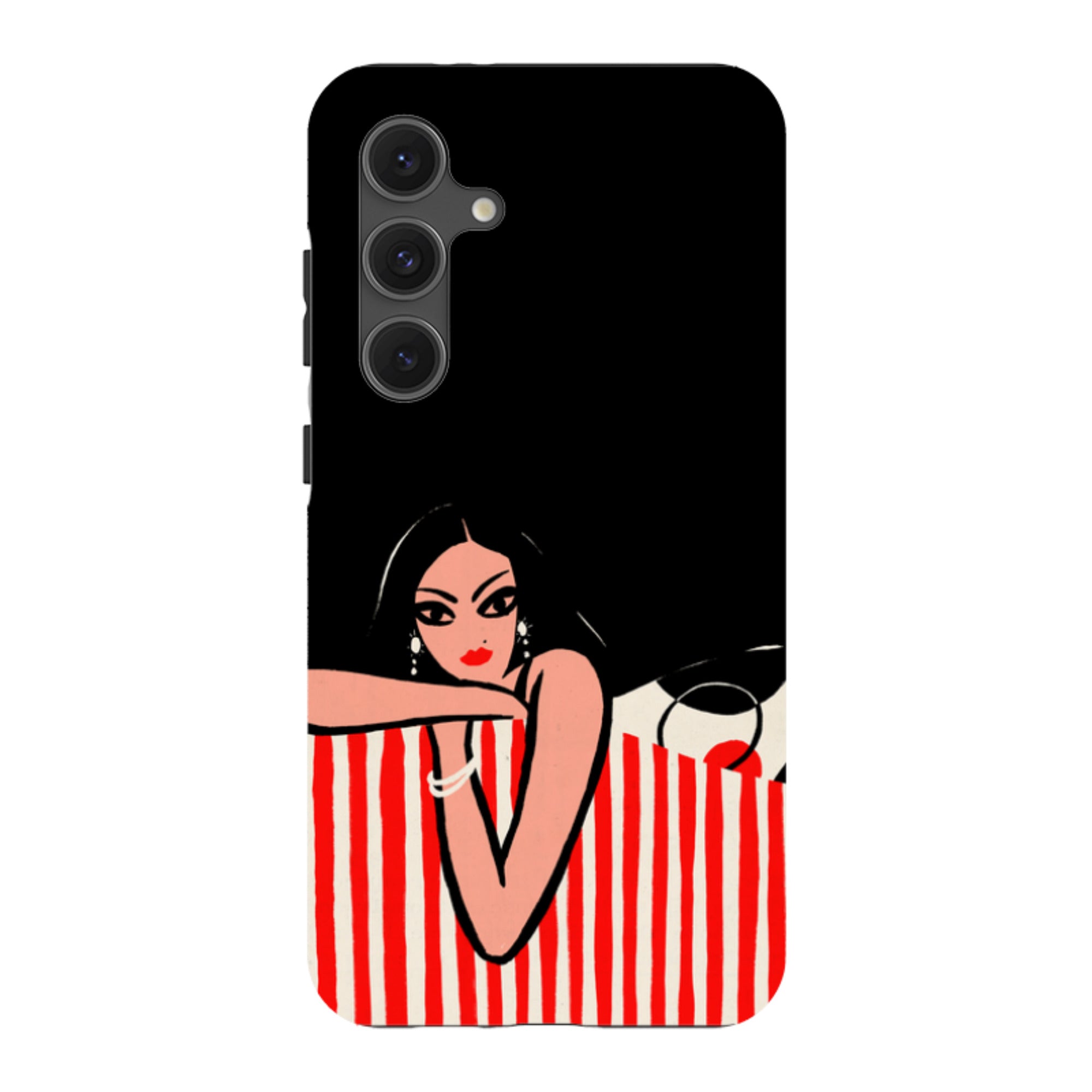 Samsung Tough Case - Red Stripe Sofa