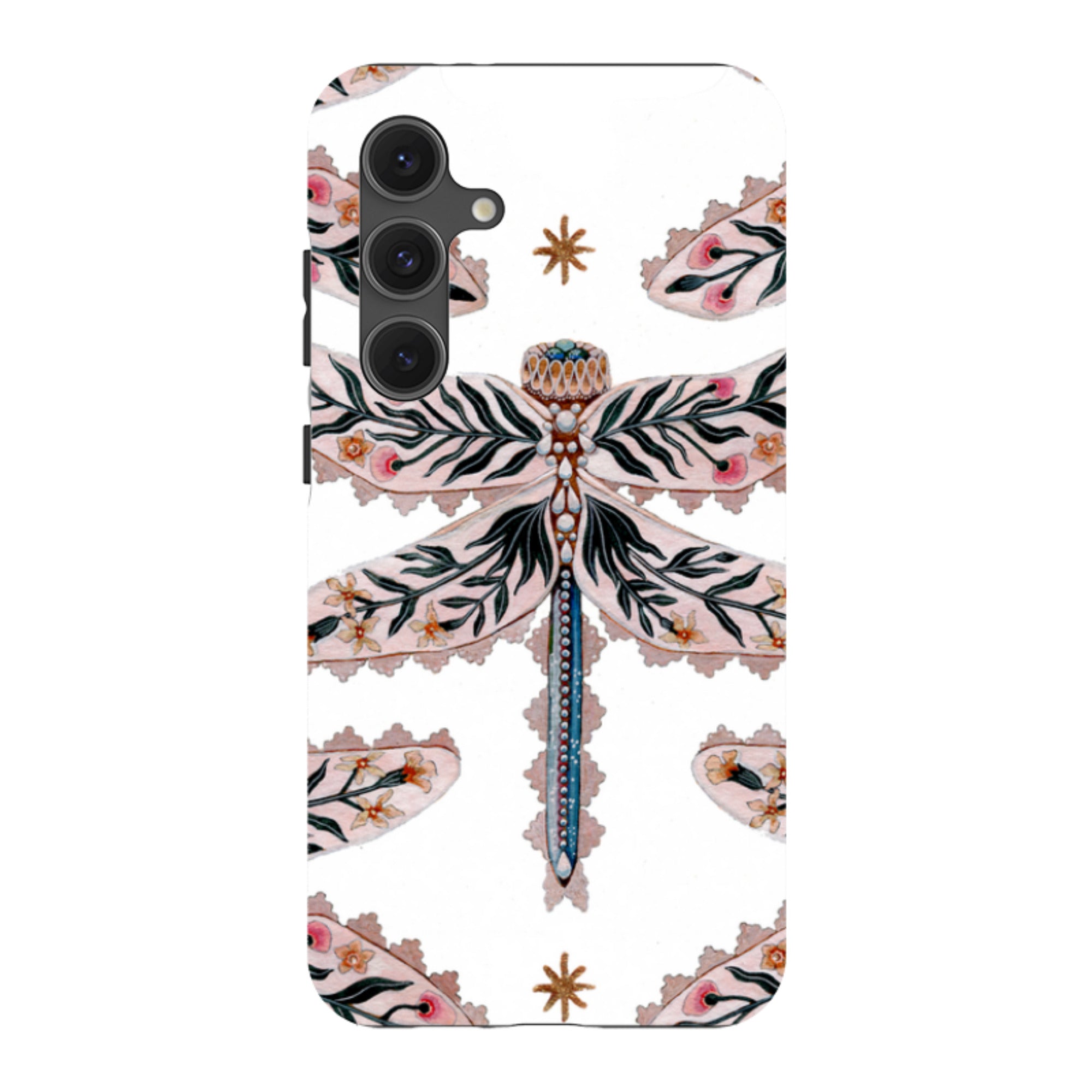 Samsung Tough Case - Dragonfly Pattern By Maria Matos