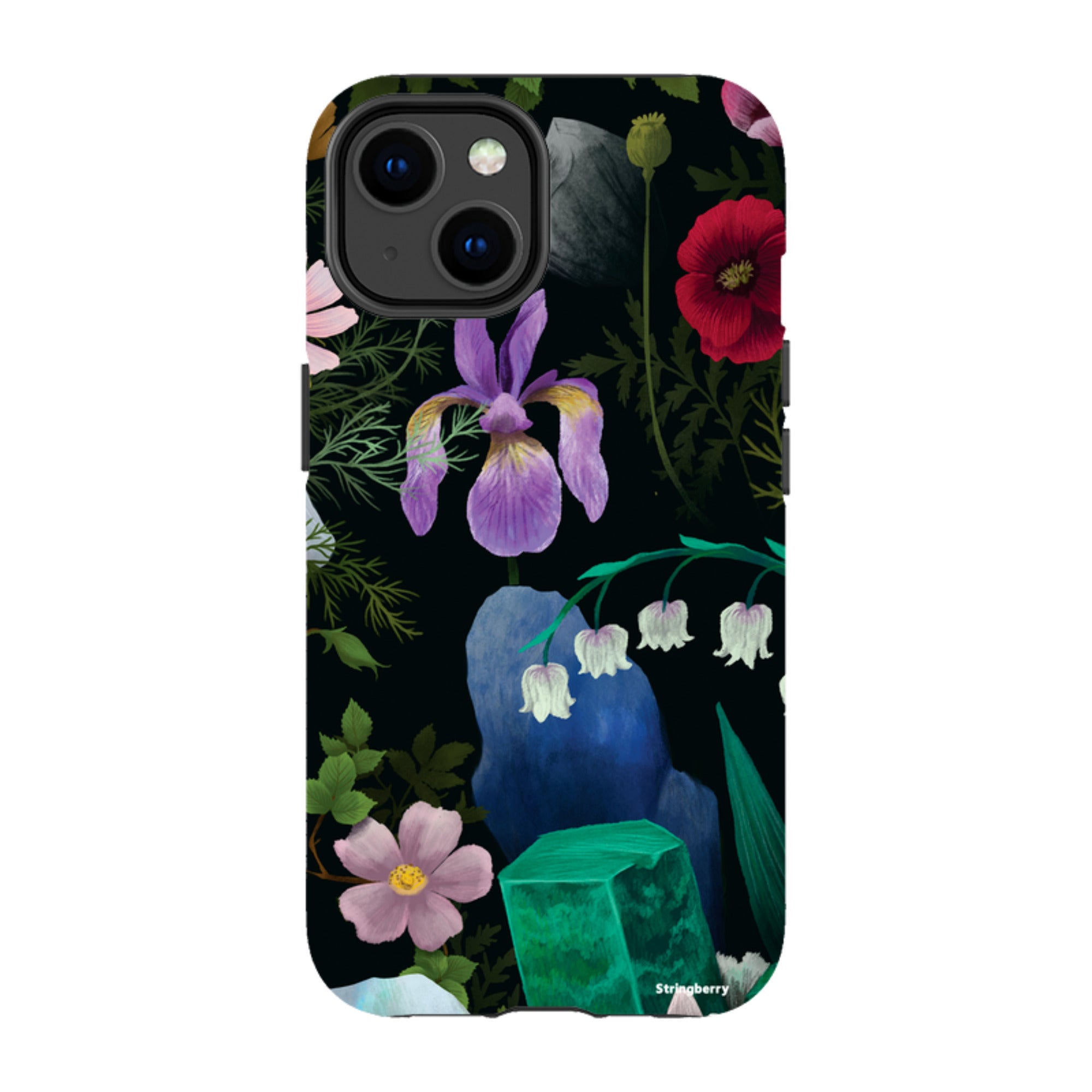 iPhone MagSafe Tough Case - Crystal Flowers II By Anna Stead
