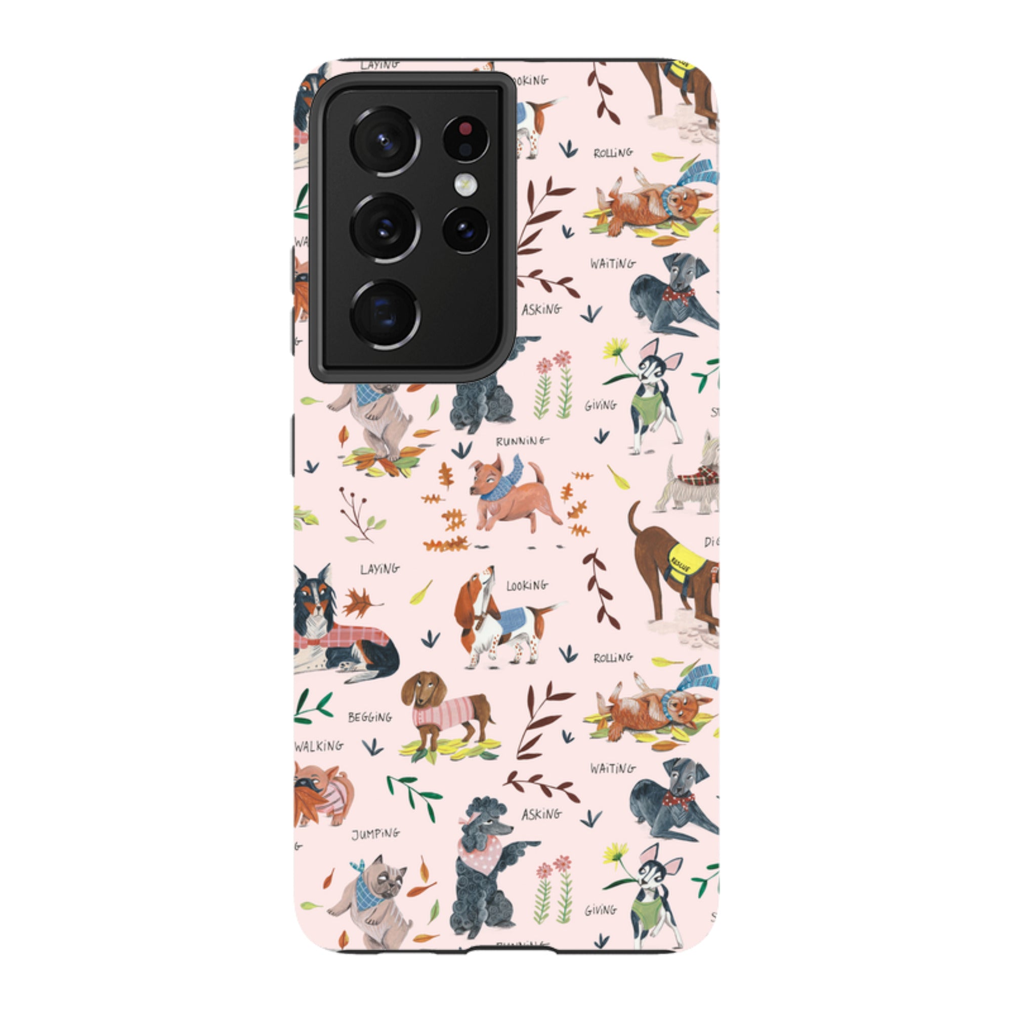 Samsung Tough Case - Dog Pattern By Caroline Bonne Muller