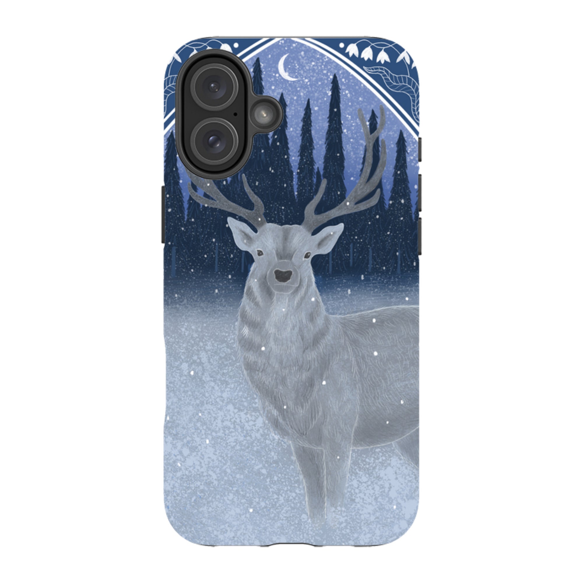 iPhone MagSafe Tough Case -  Winter Stag By Bex Parkin