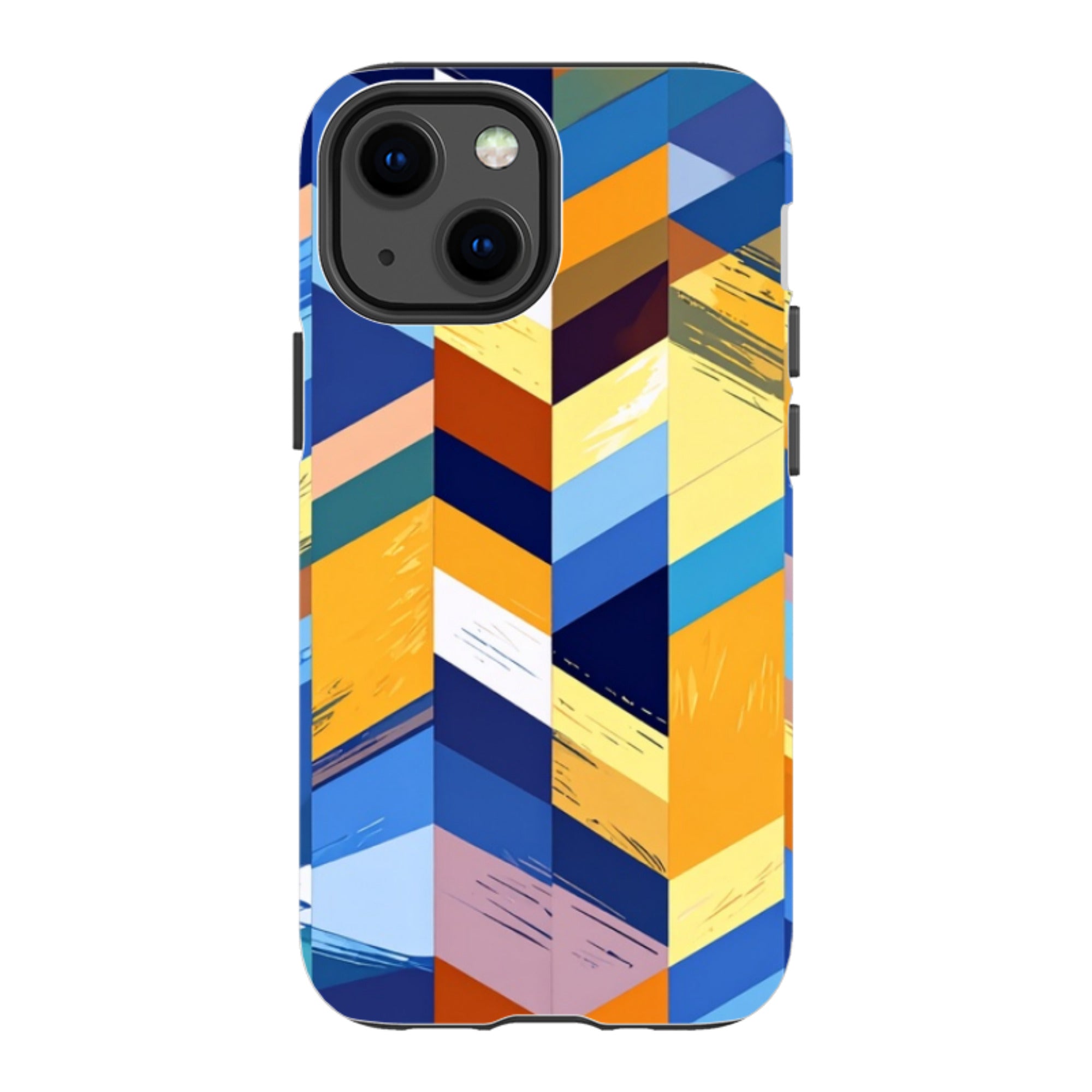 iPhone Tough Case - Technicolor Stripes