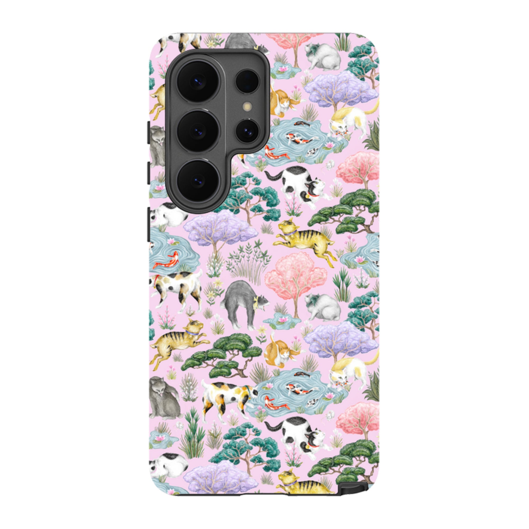 Samsung Tough  Case - Cat Garden By Catherine Rowe