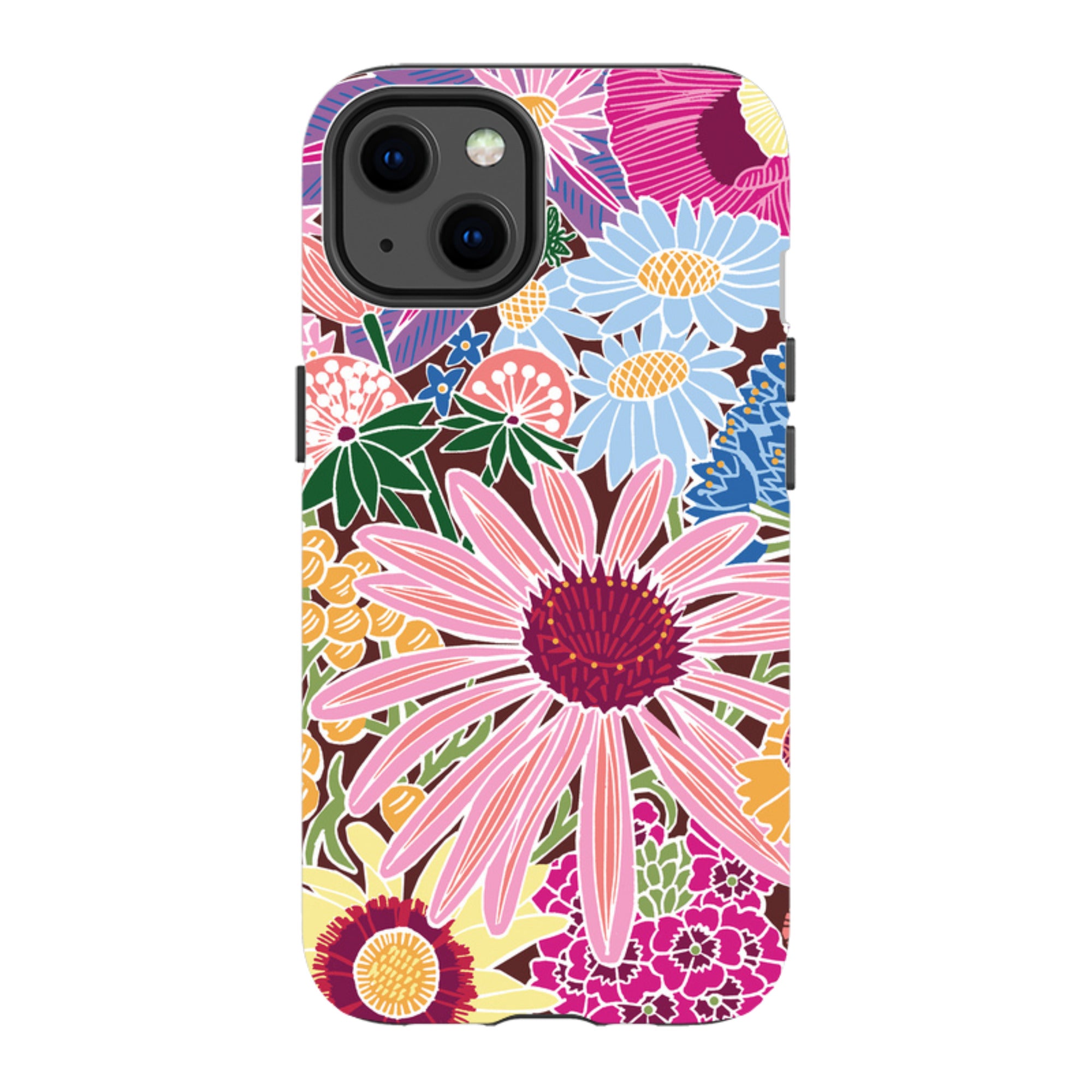 iPhone Tough Case - Jigsaw Floral 1 By Kate Heiss