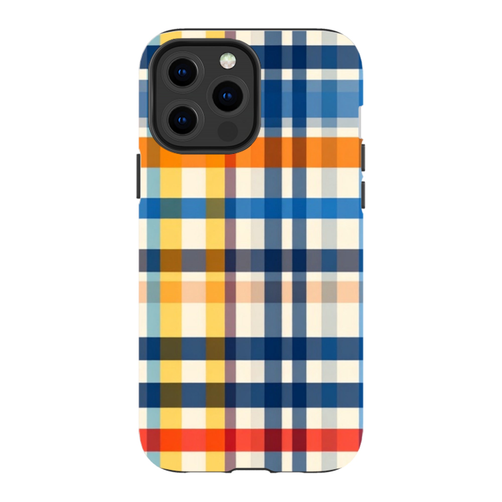 iPhone Tough Case - Barcelona Gingham