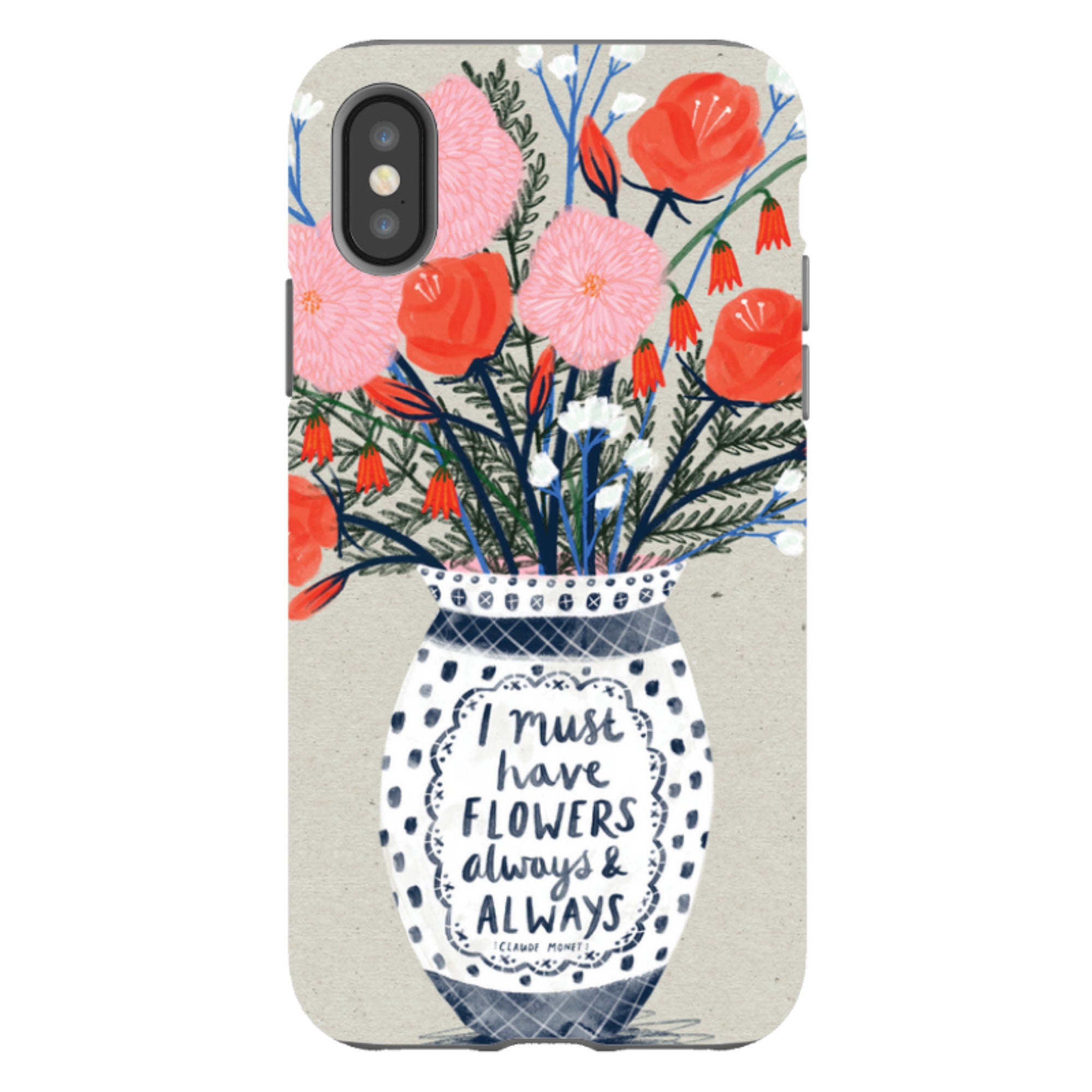 iPhone Tough Case - Flowers Always By Lee Foster Wilson