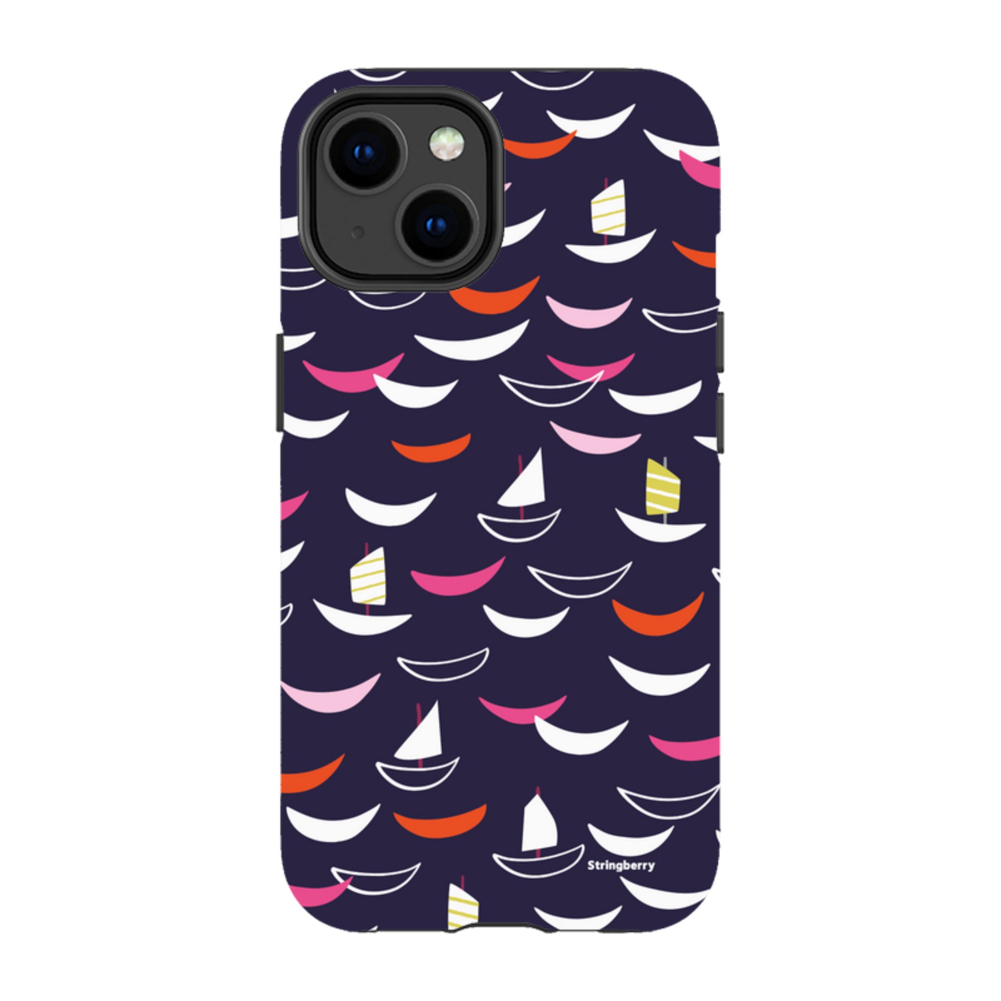 iPhone Tough Case - Little Boats By Ali Brookes