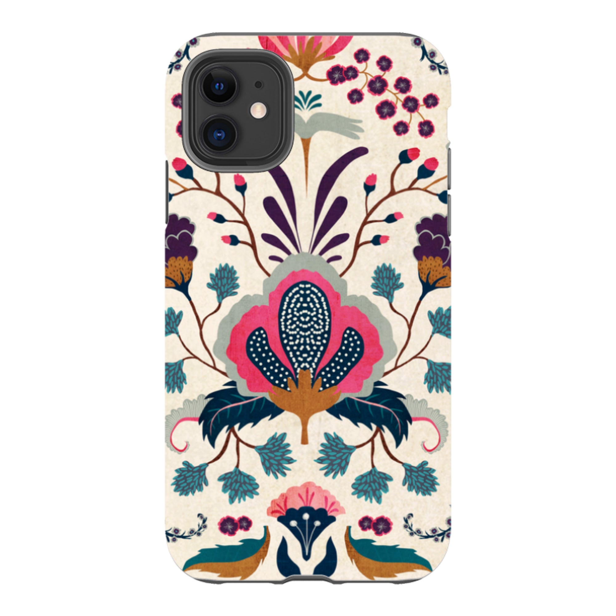 iPhone Tough Case - Folk Floral By Katherine Quinn