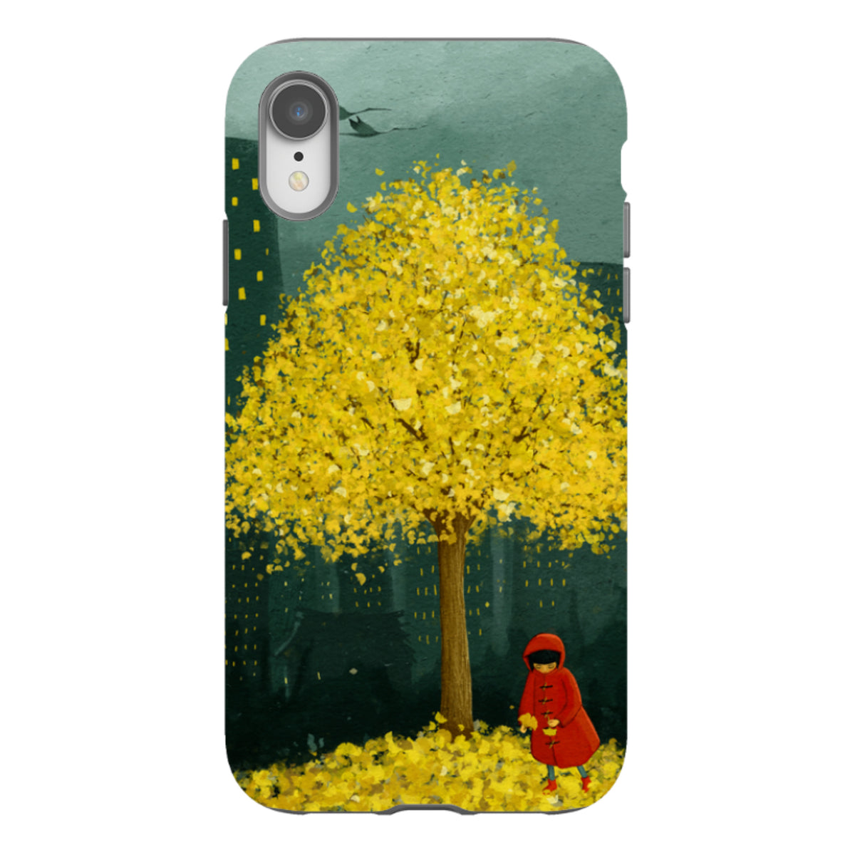 iPhone Tough Case - Gingko Tree By Maja Lindberg