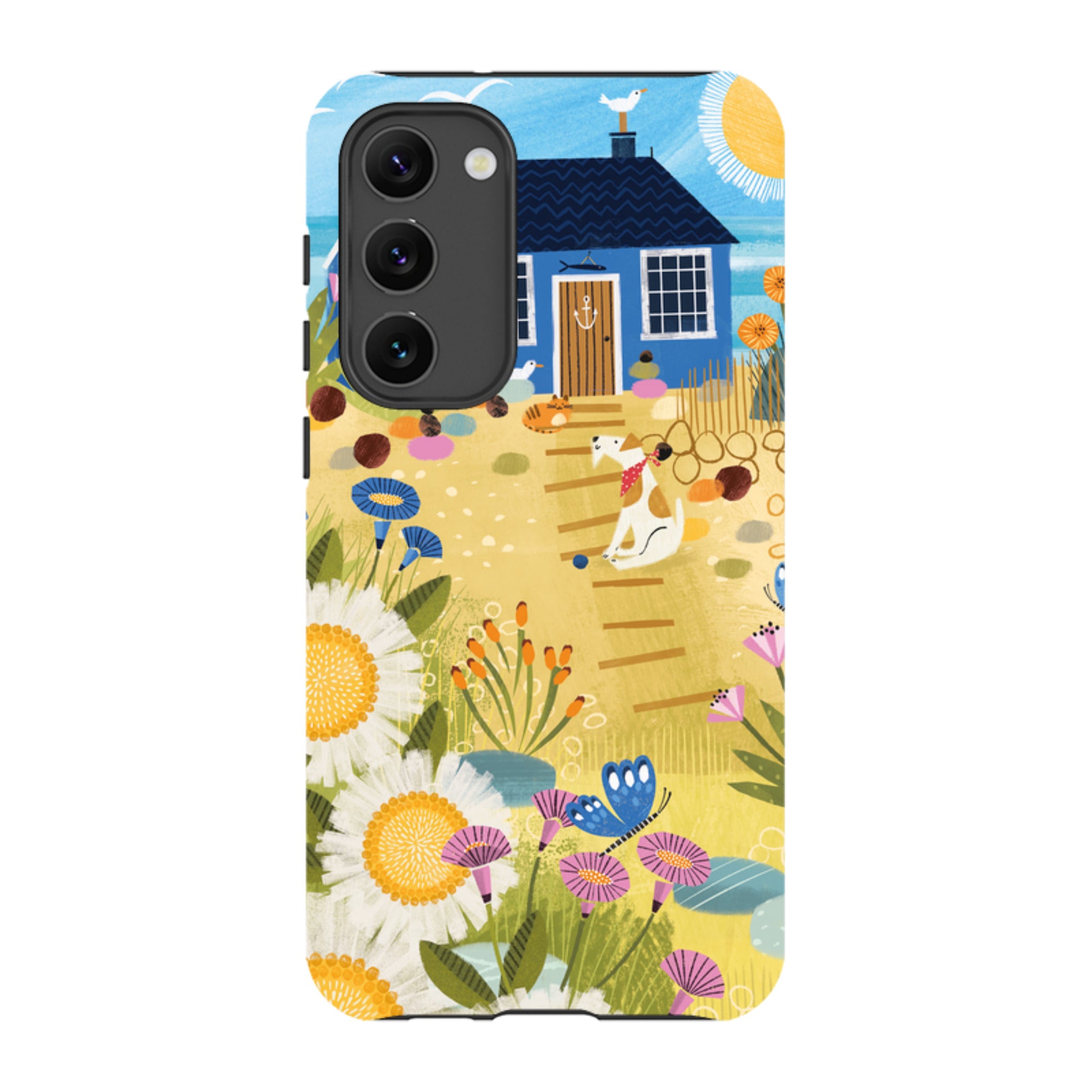 Samsung Tough  Case - Beach House By Ali Brookes