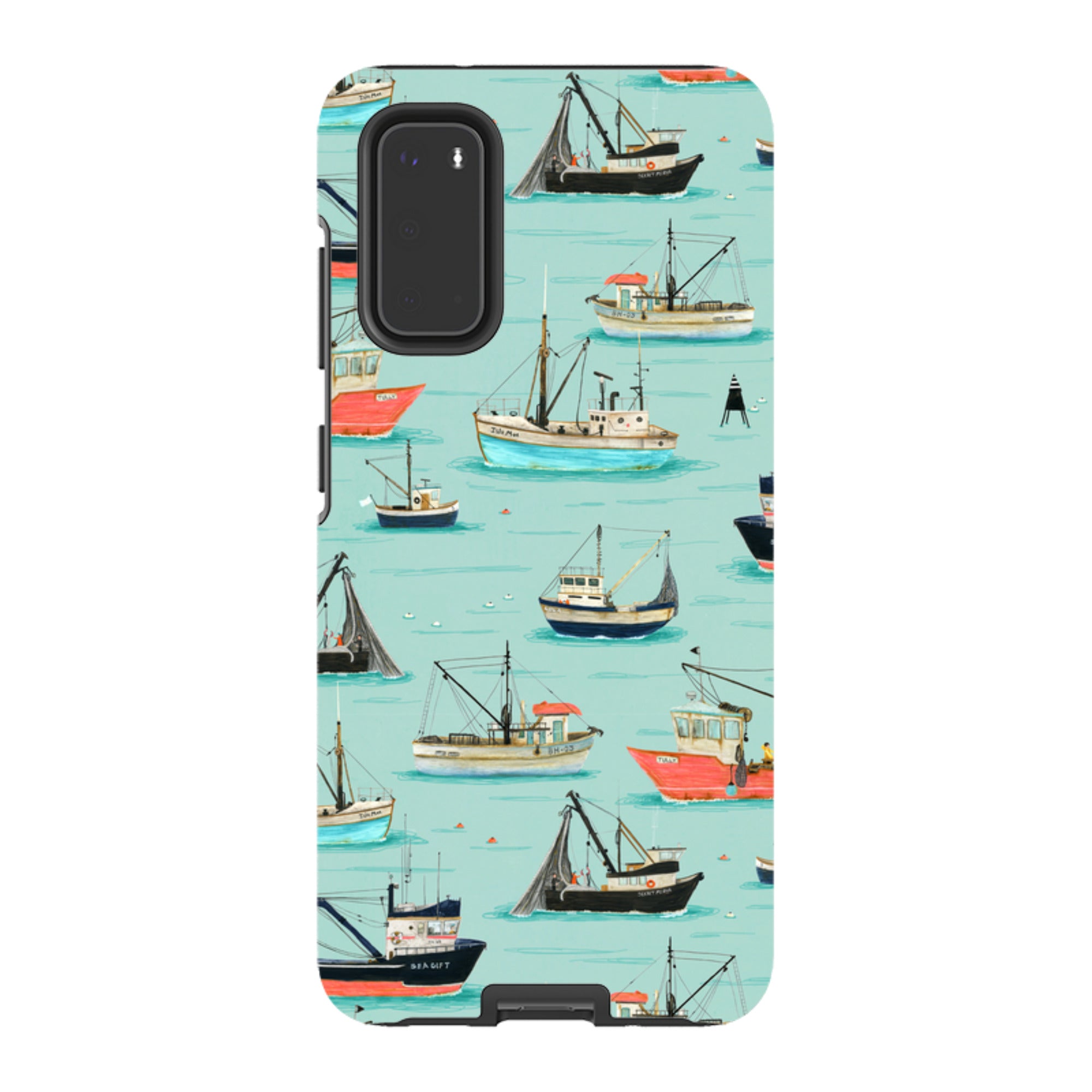 Samsung Tough Case - Fishing Boats By Katherine Quinn