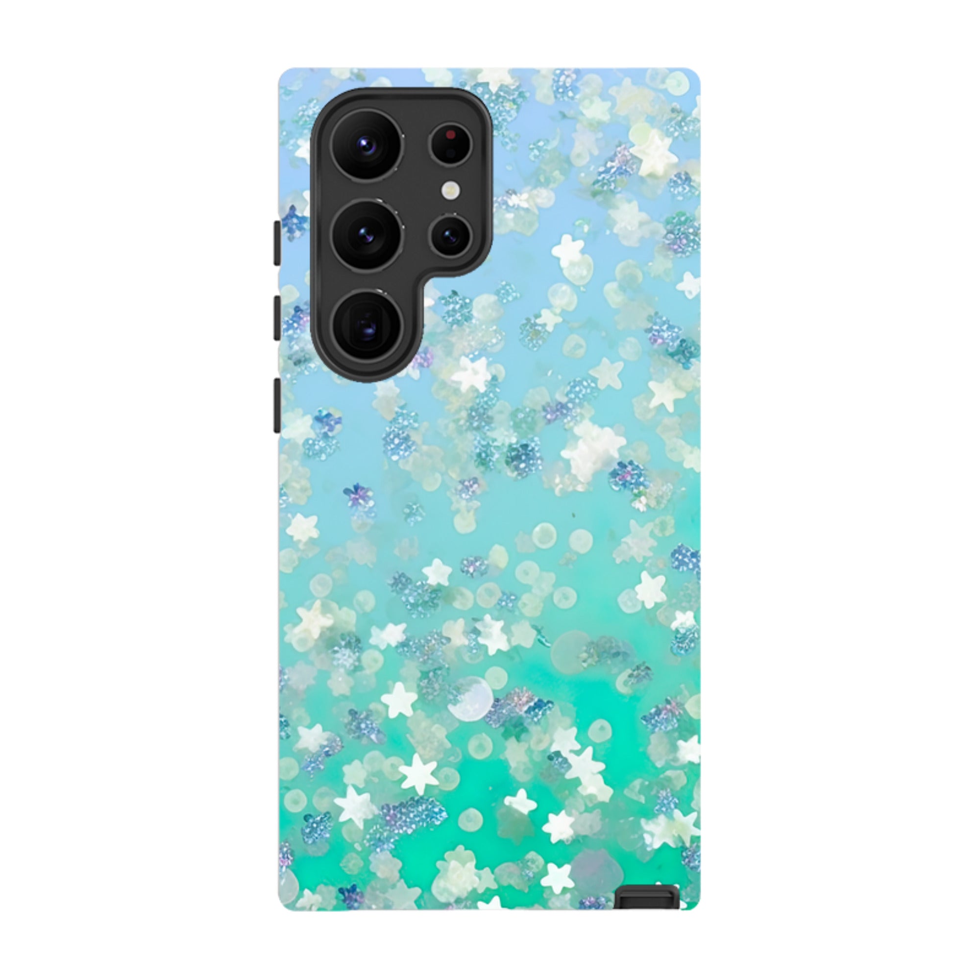 Samsung Tough Case - Green Stars