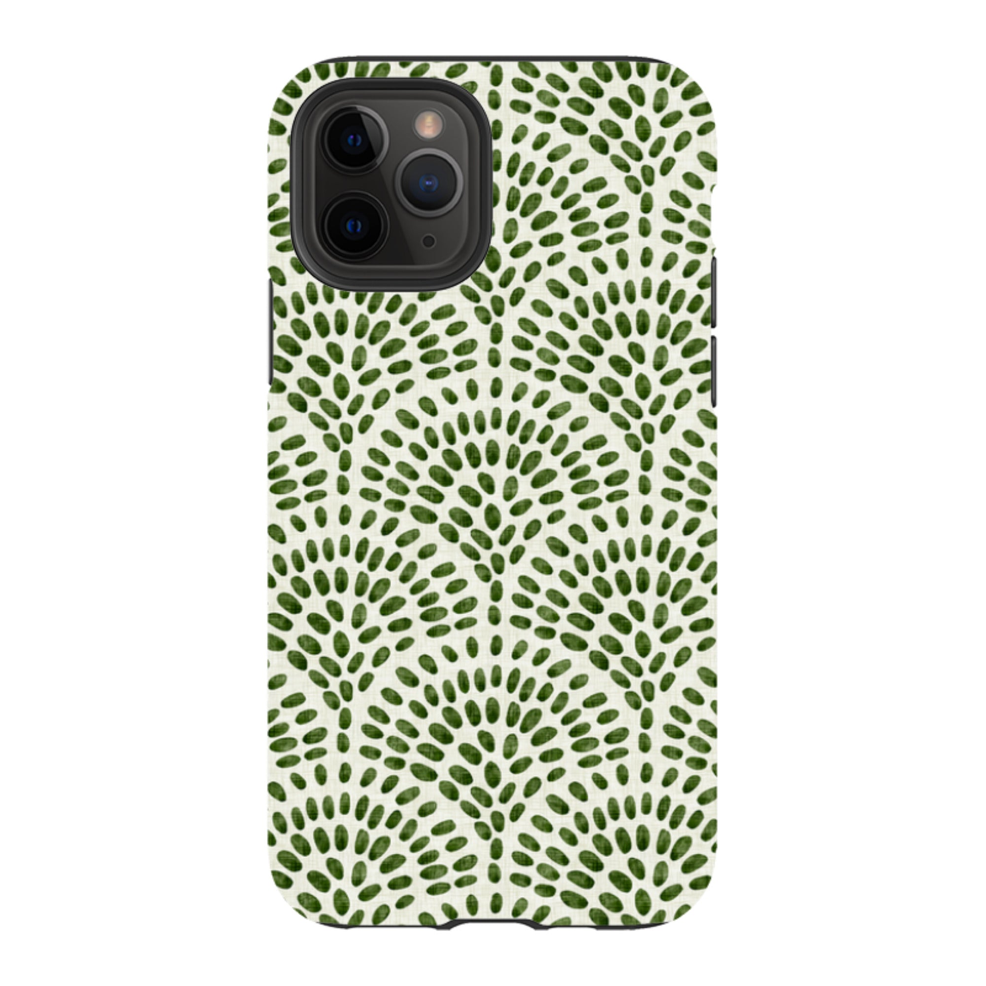 iPhone Tough Case - Scallop - Green By Katherine Quinn