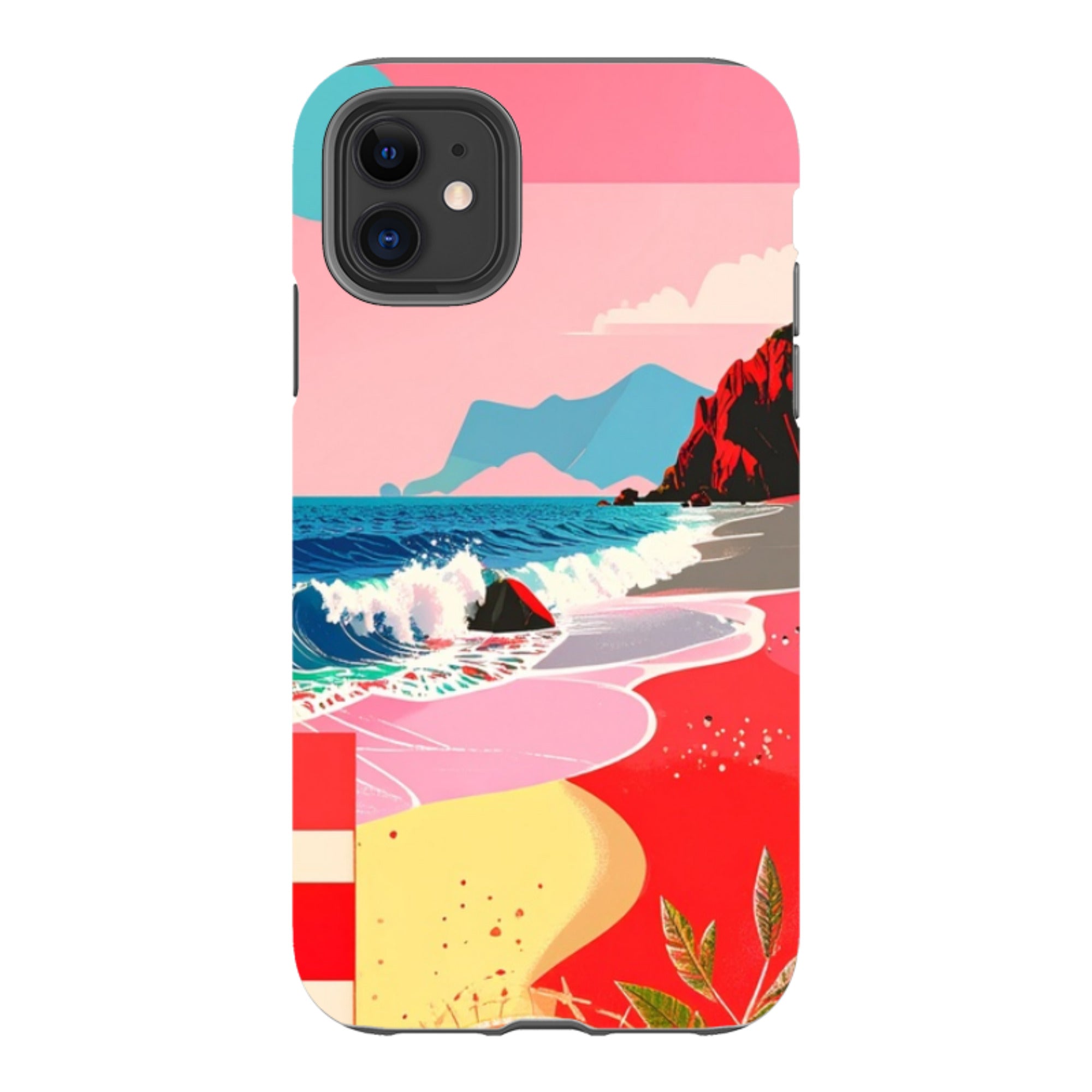 iPhone Tough Case - Red Beach