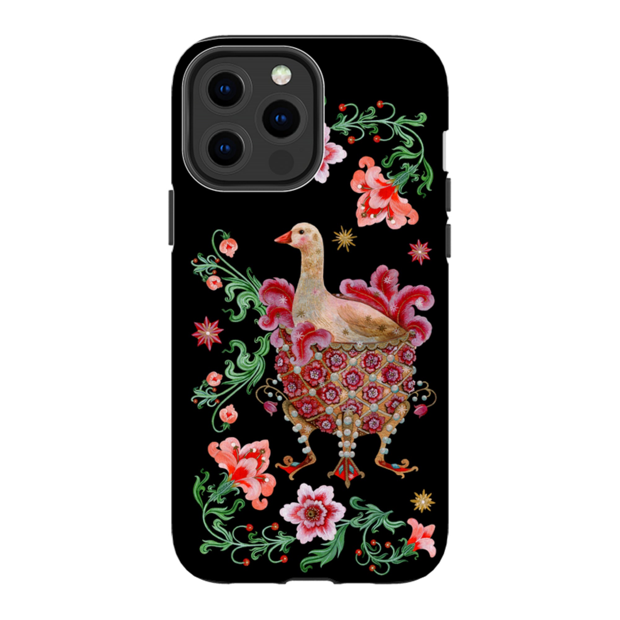 iPhone Tough  Case - Six Geese A Laying By Maria Matos