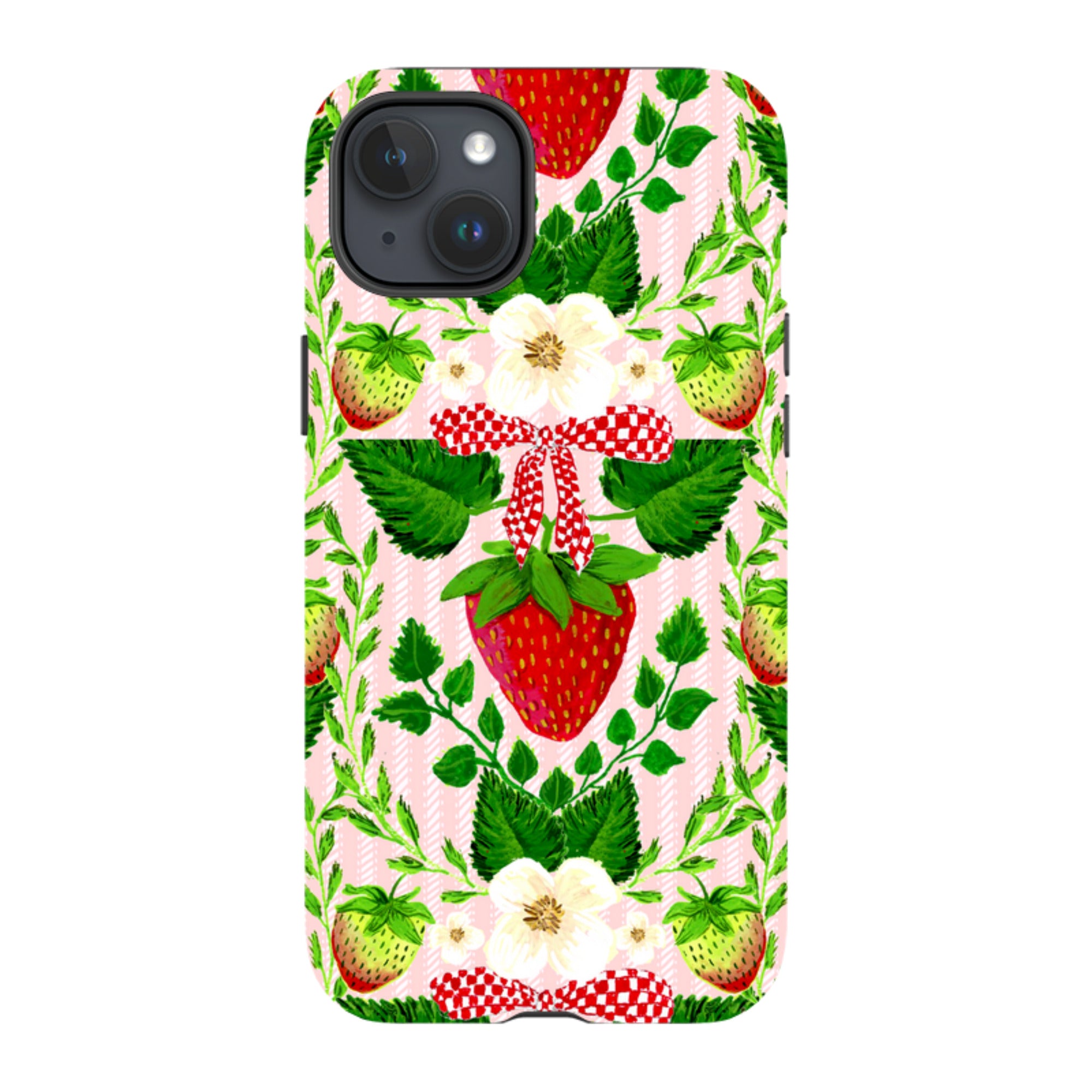 iPhone MagSafe Tough Case - Strawberries I By Abby Jacobs