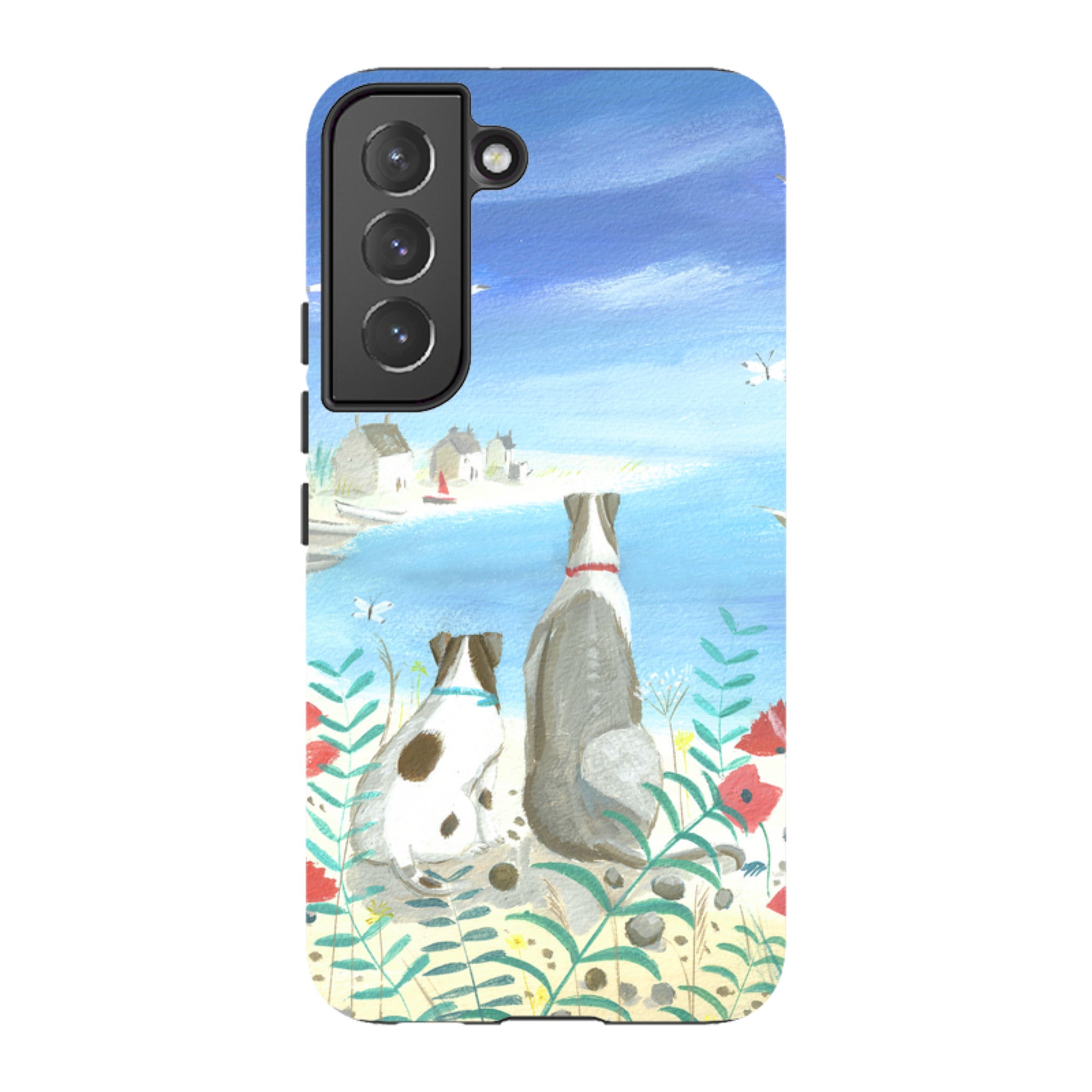 Samsung Tough Case - Beach Dogs By Mary Stubberfield
