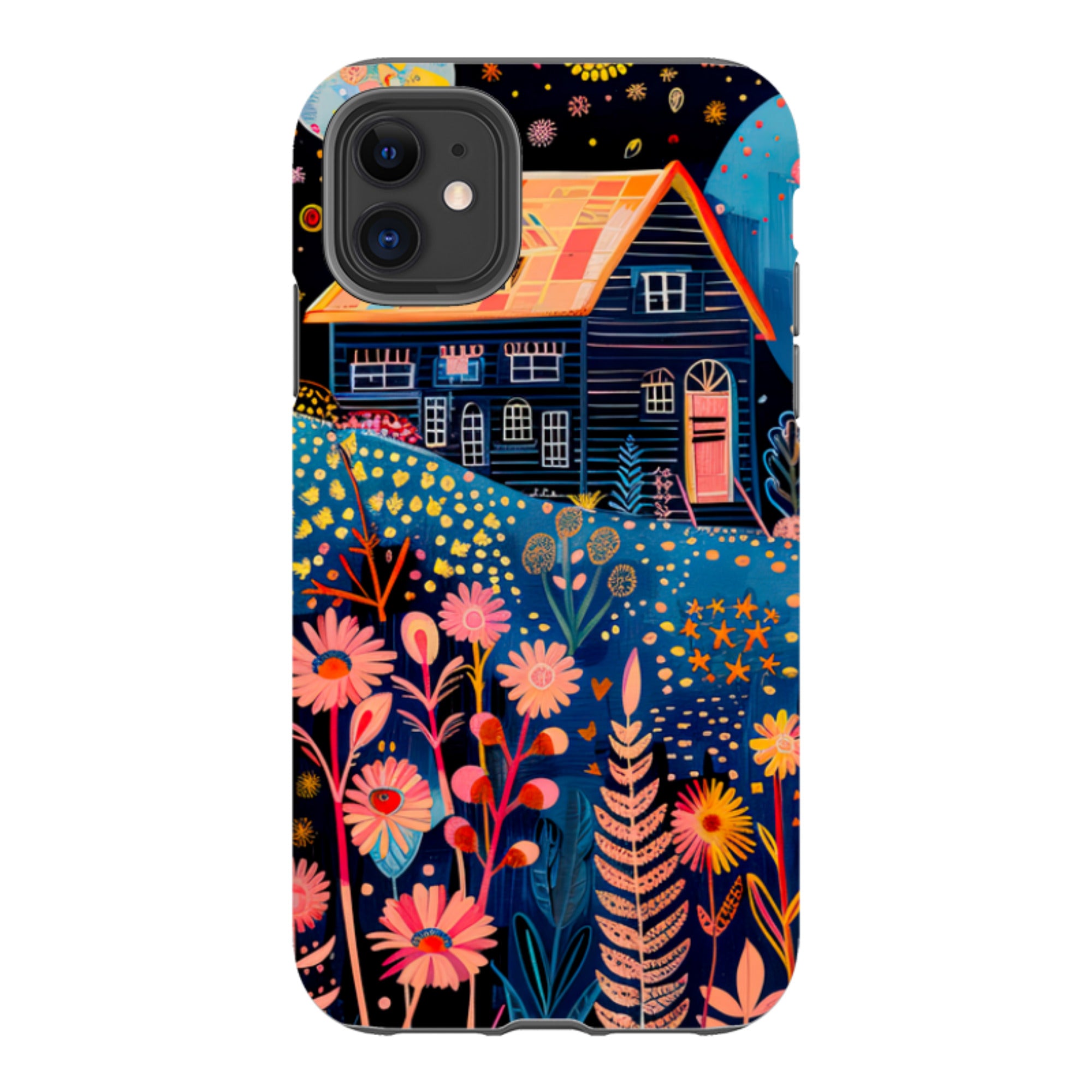 iPhone Case - Folk Art House V