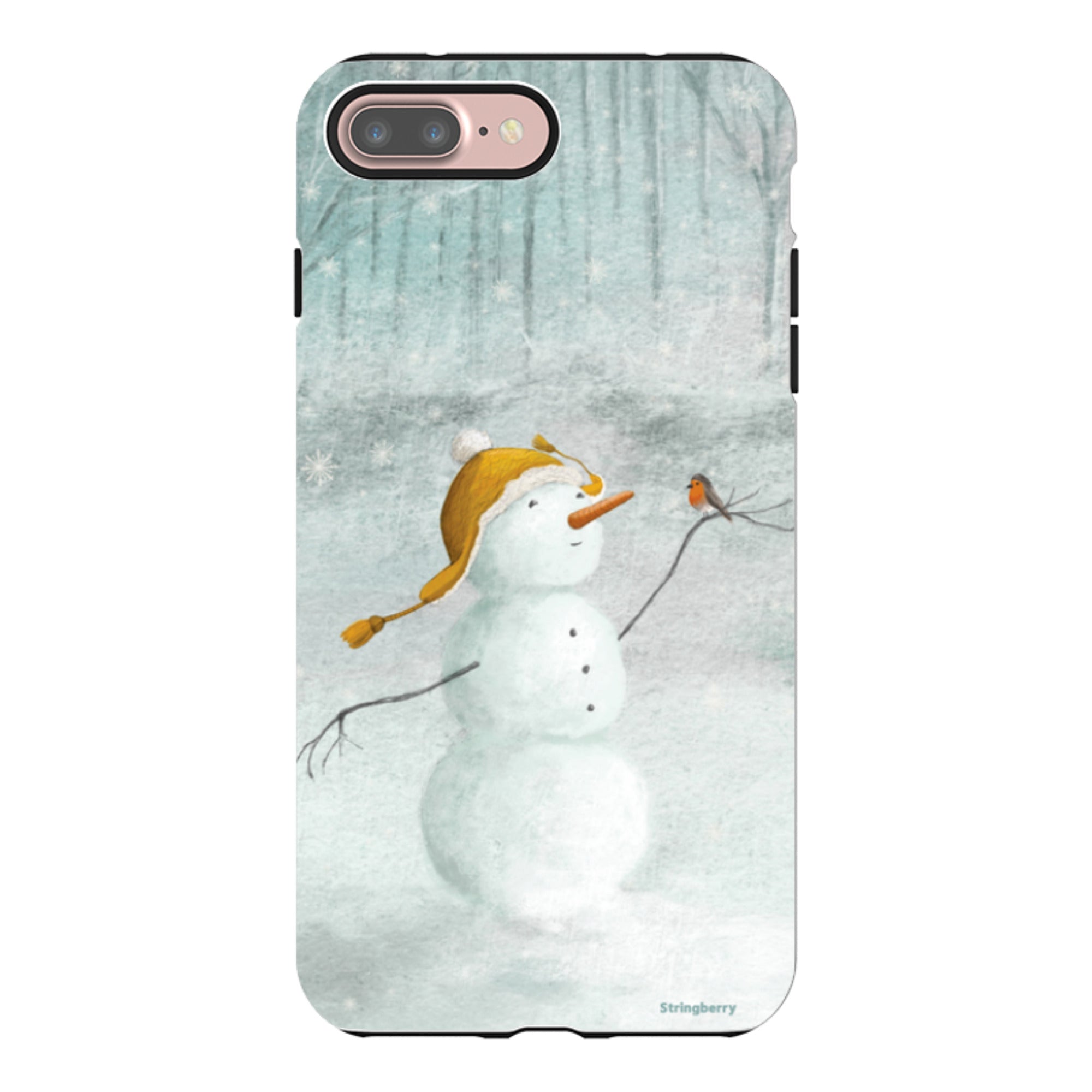 iPhone Tough Case - Snowman By Maja Lindberg