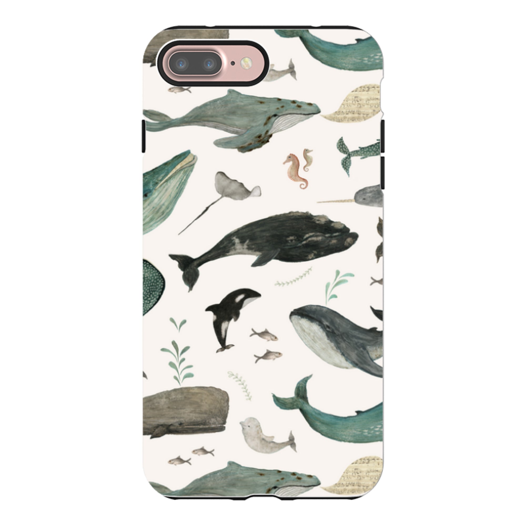 iPhone Tough Case - Whale Song By Katherine Quinn