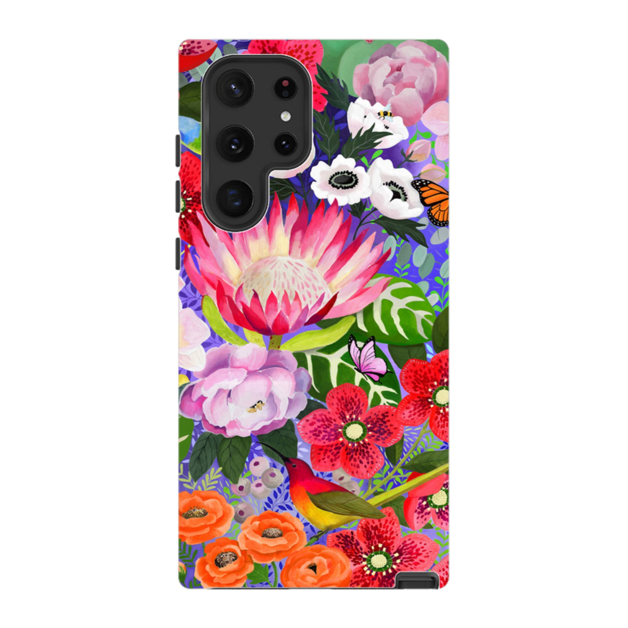 Samsung Tough Case - Exotic Birds By Bex Parkin