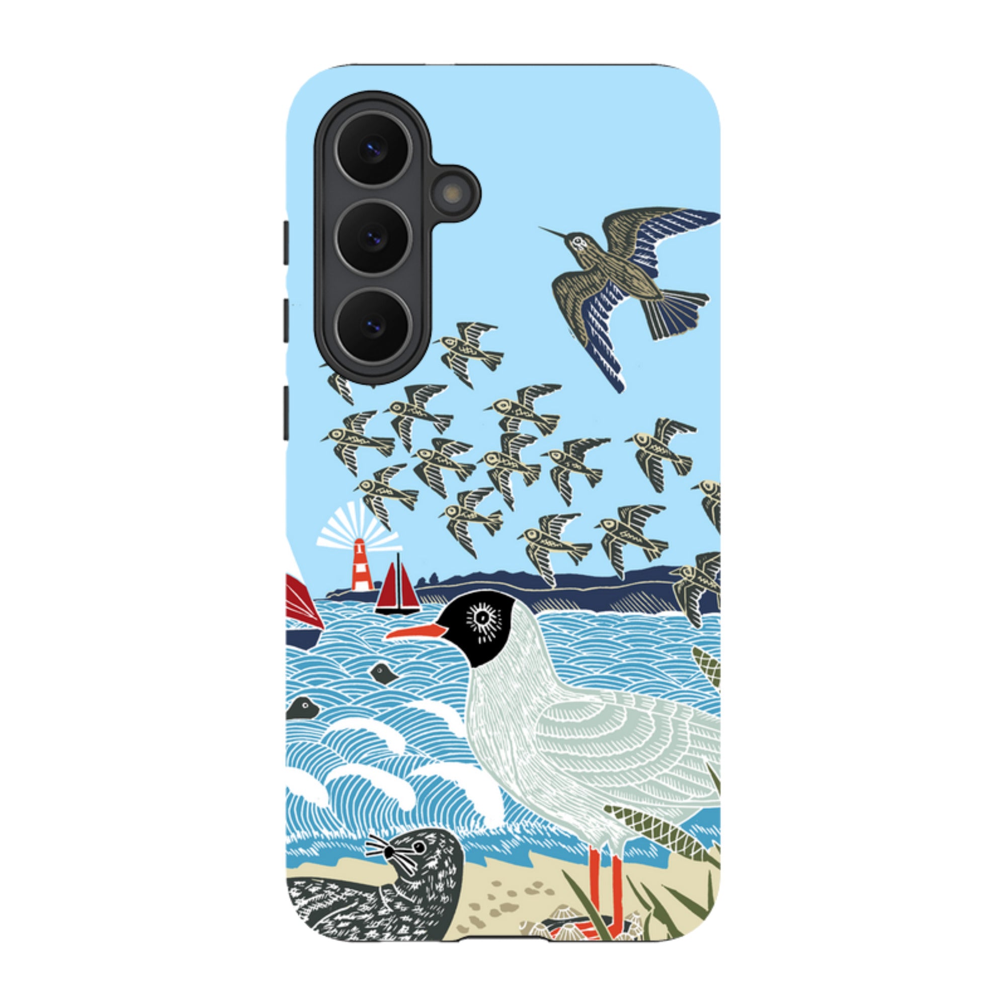 Samsung Tough  Case - Seagulls And Seals By Kate heiss