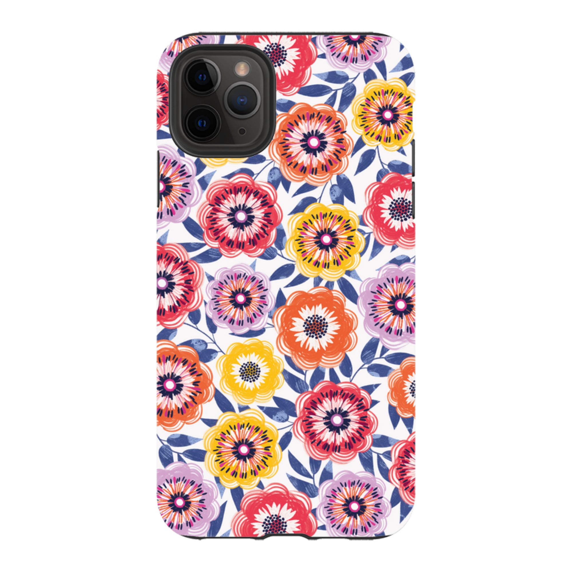 iPhone Tough Case - Bright Blooms I By Ali Brookes